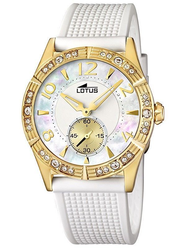 Reloj Lotus Señora Correa Esf. Bl/Ch.-15762/1