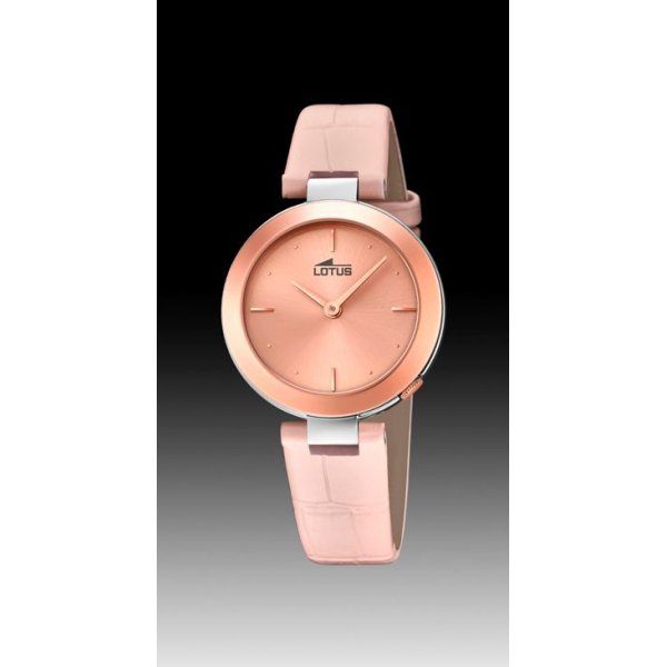 Reloj Señora Lotus Minimalist Ref 18485/2 Correa Piel, Para Mujer