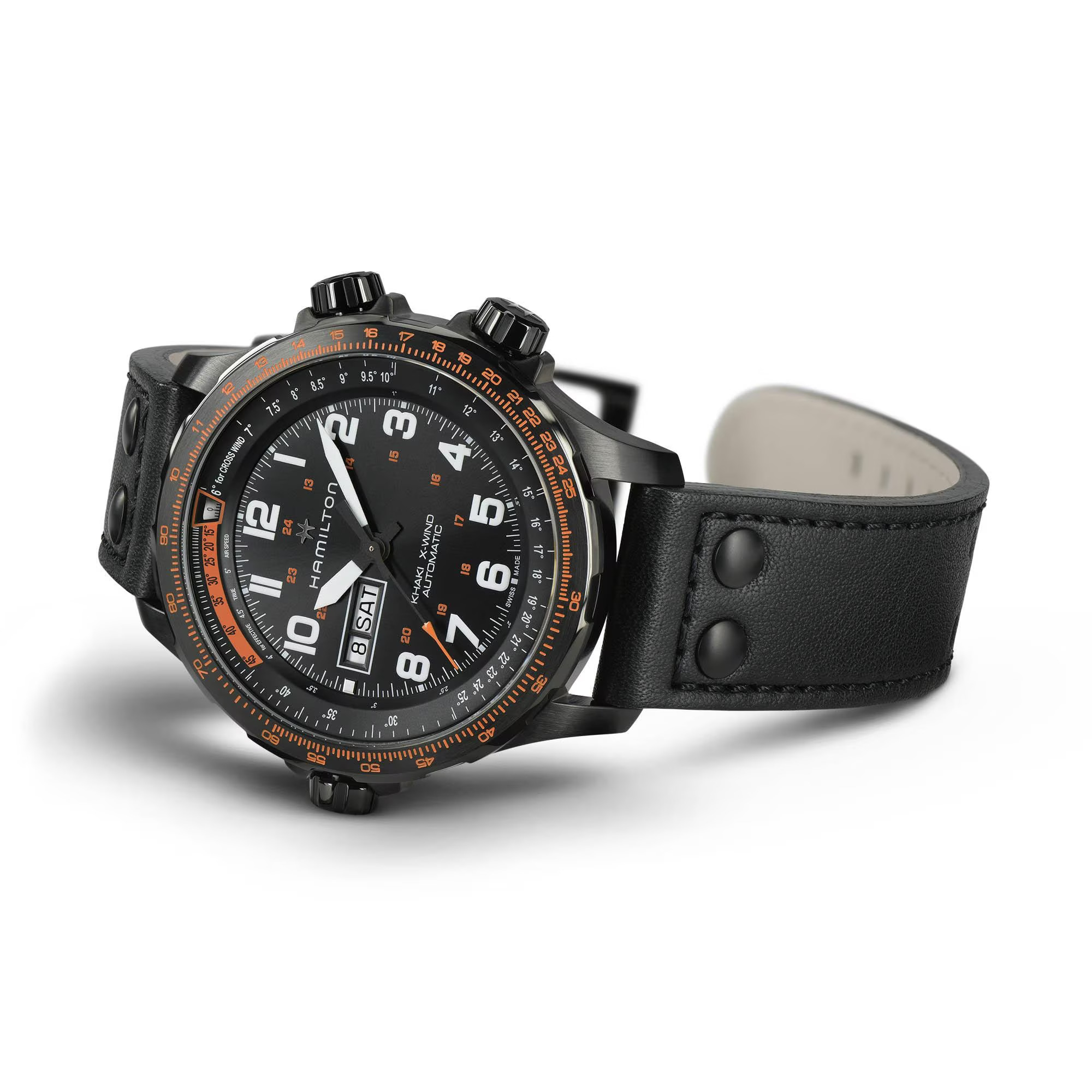 Reloj Hamilton Khaki Aviation X-Wind Day Date Automático 45mm H77785733 - Imagen 2