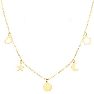 Gargantilla Oro Amarilo 18 kil Cadena 45 Cm