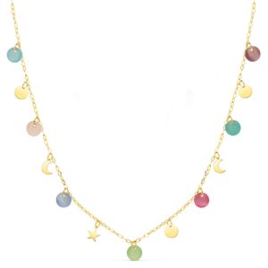 Gargantilla Oro Amarillo 18 kil Cadena 45 Cm