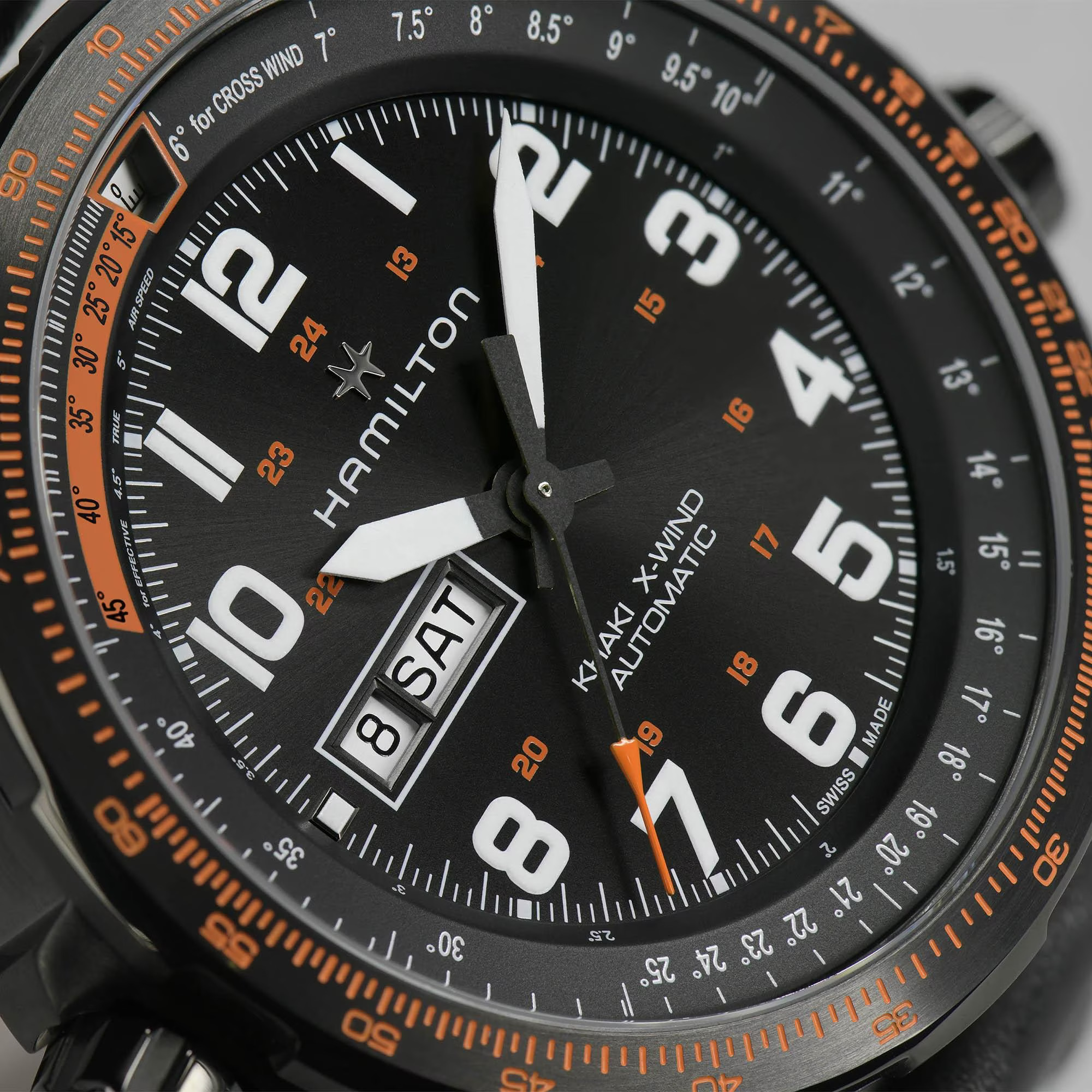 Reloj Hamilton Khaki Aviation X-Wind Day Date Automático 45mm H77785733 - Imagen 5