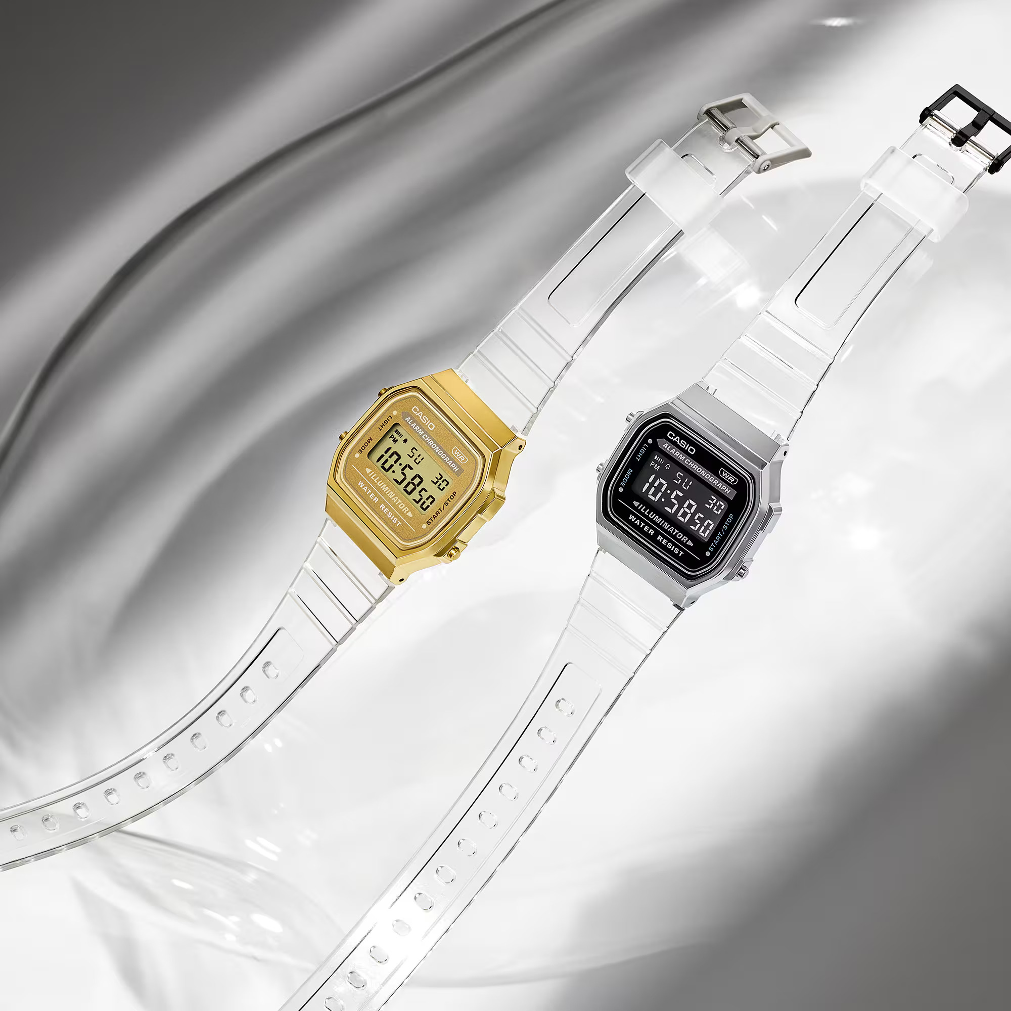 Reloj Casio Transparente Unisex Ref. A168XES-1BEF - Imagen 3