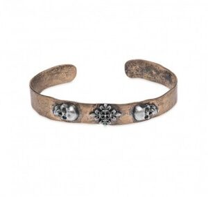 Pulsera Platadepalo Skull - Cab63C