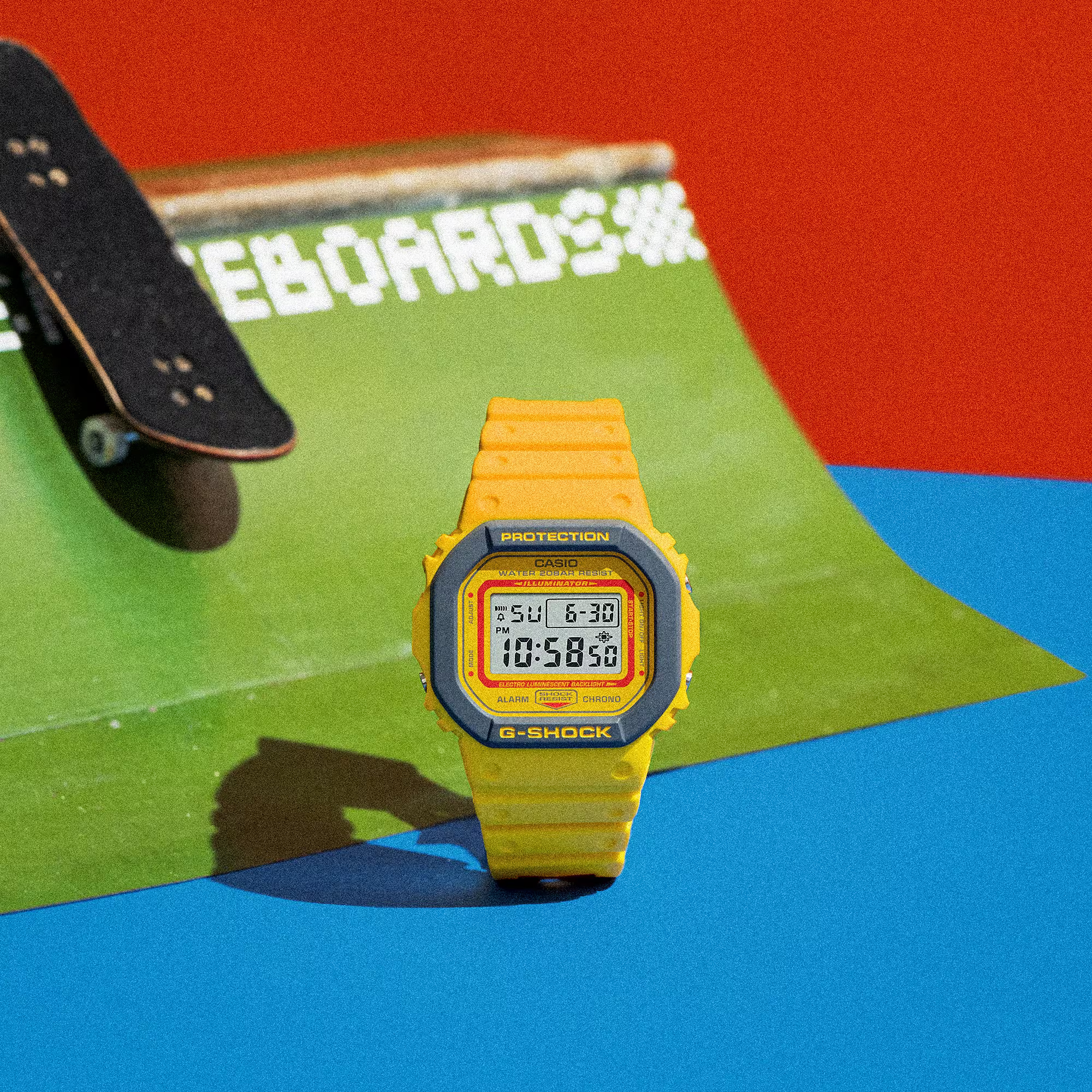 Reloj Señor Casio G-shock Octogono Amarillo Ref. FW-5610Y-9ER - Imagen 3