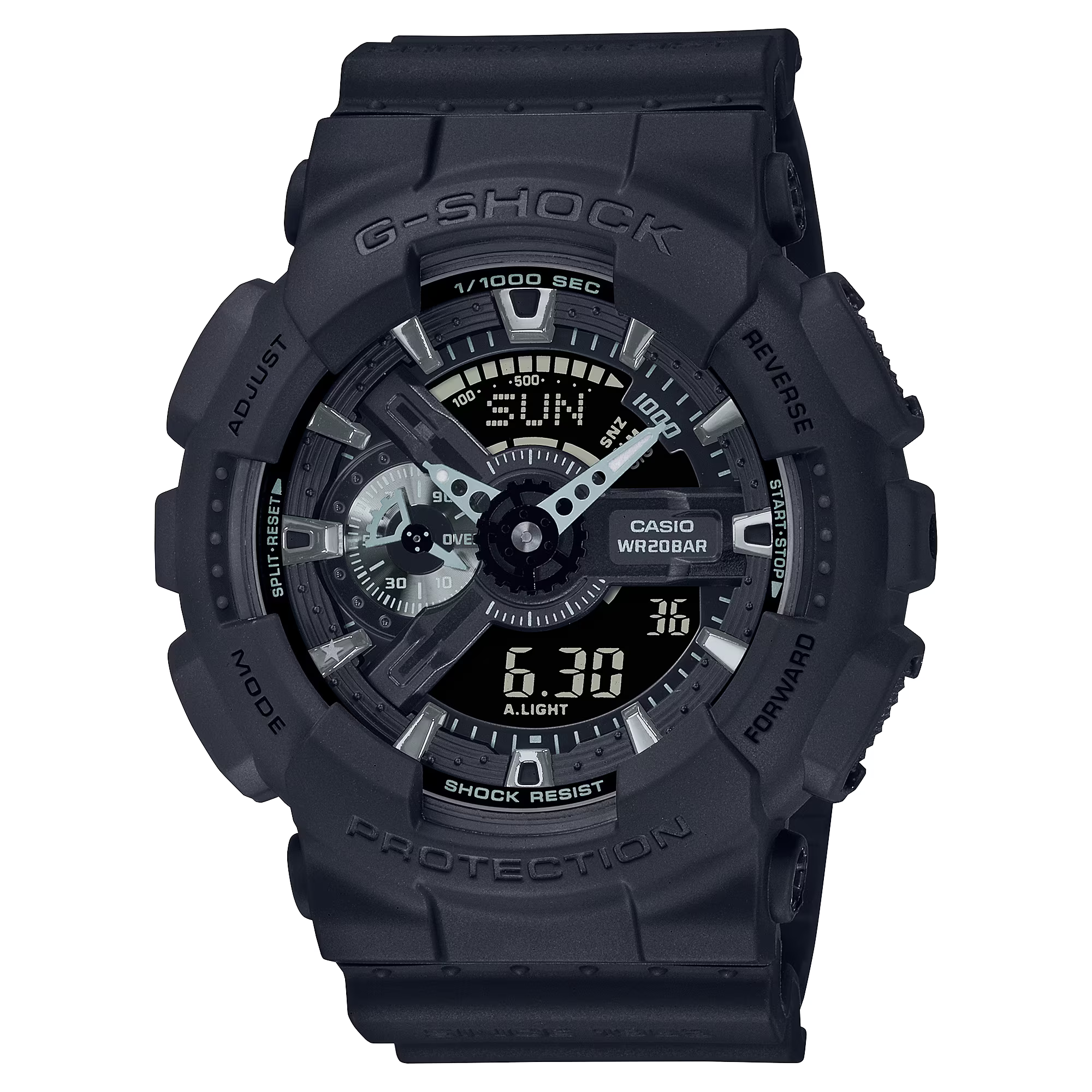 Reloj Casio G-SHOCK 40.º Aniversario Negro Remasterizado Ref. GA-114RE-1AER