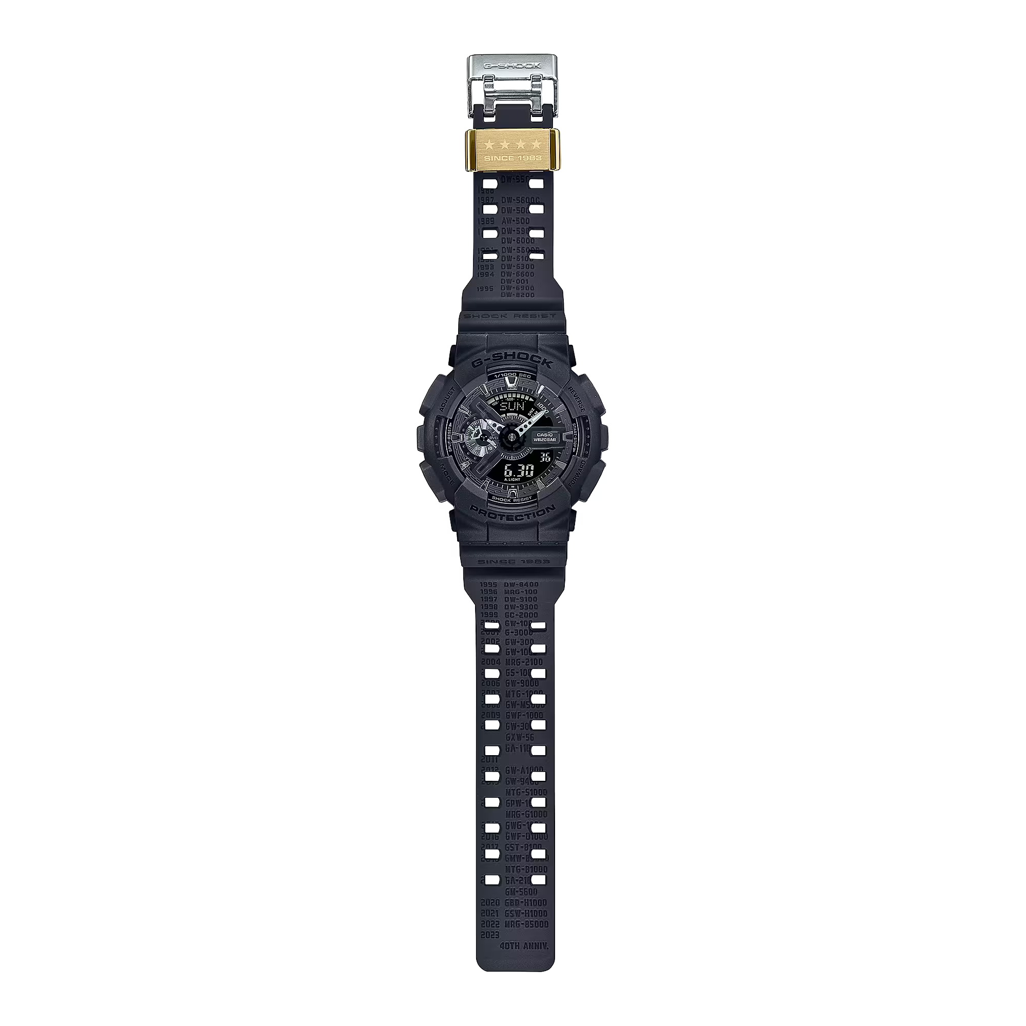 Reloj Casio G-SHOCK 40.º Aniversario Negro Remasterizado Ref. GA-114RE-1AER - Imagen 2