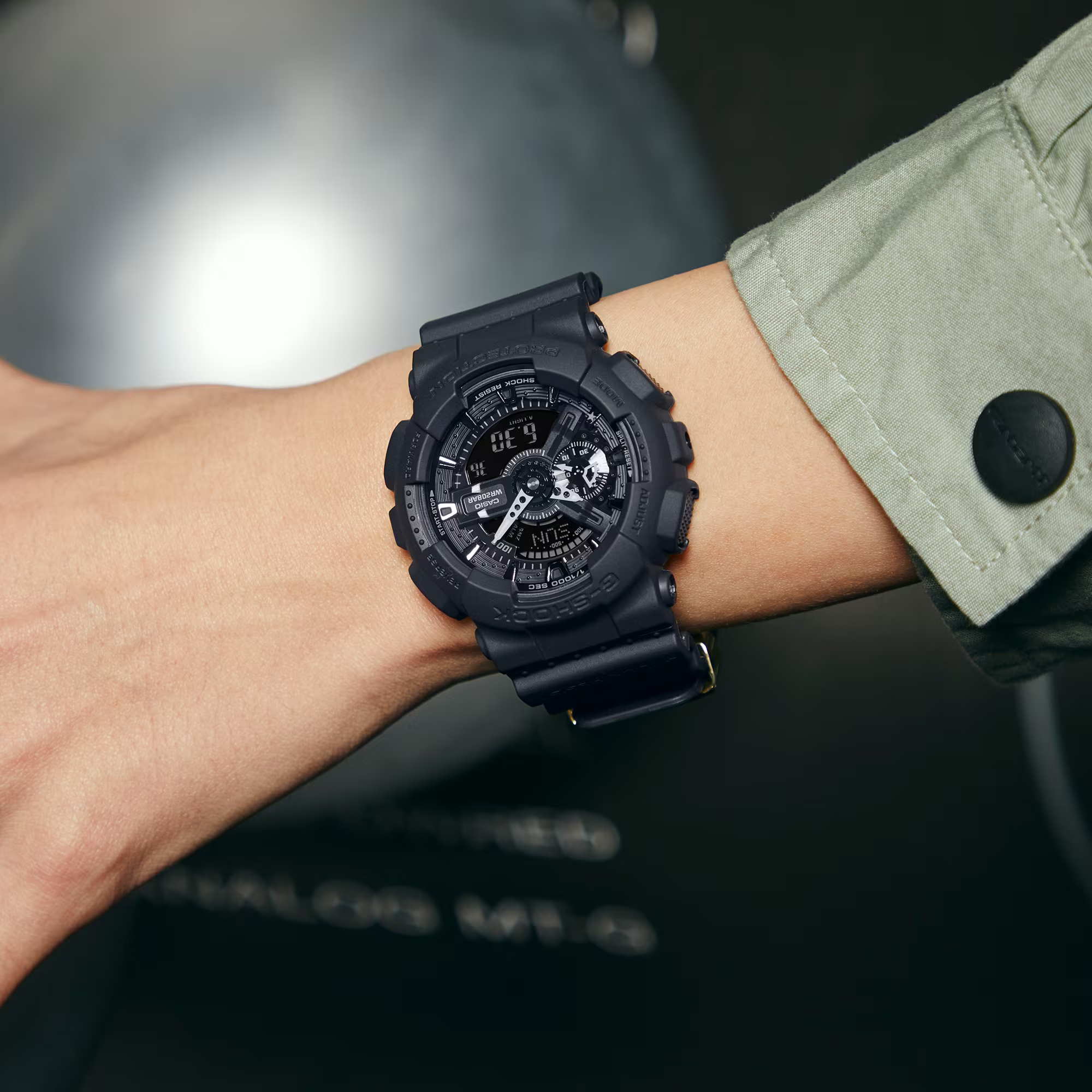 Reloj Casio G-SHOCK 40.º Aniversario Negro Remasterizado Ref. GA-114RE-1AER - Imagen 4