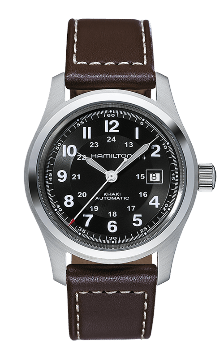 Khaki Field Auto Reloj Automático, Piel, Ref H70555533 - Imagen 10