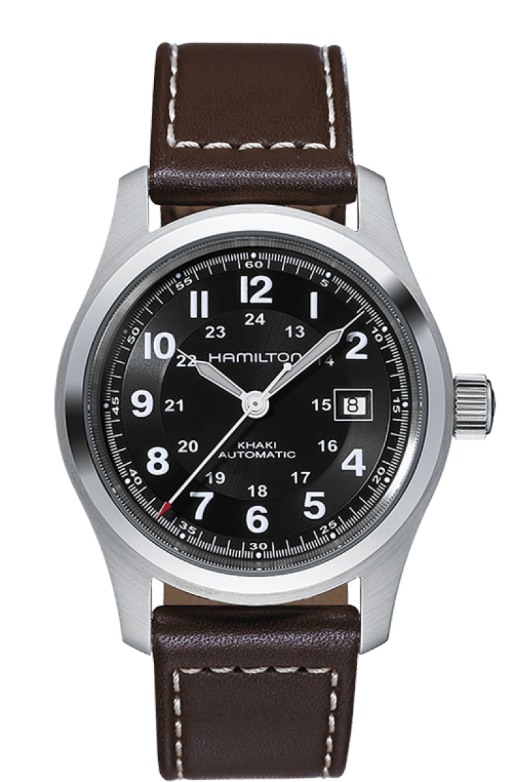 Khaki Field Auto Reloj Automático, Piel, Ref H70555533 - Imagen 9