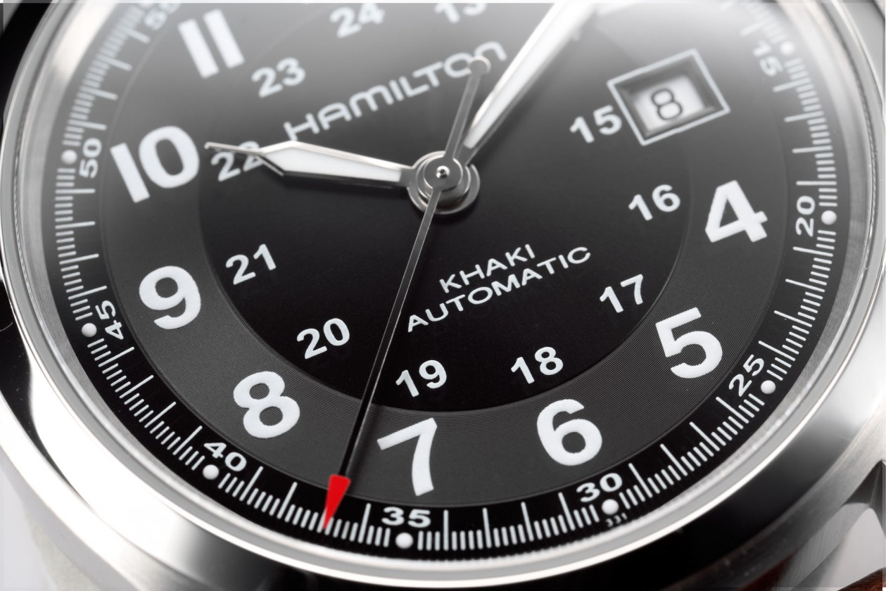 Khaki Field Auto Reloj Automático, Piel, Ref H70555533 - Imagen 4