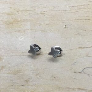 Pendientes Oro Blanco Con Diamantes Talla Brillante