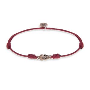 Pulsera Platadepalo Skull - Sb003G