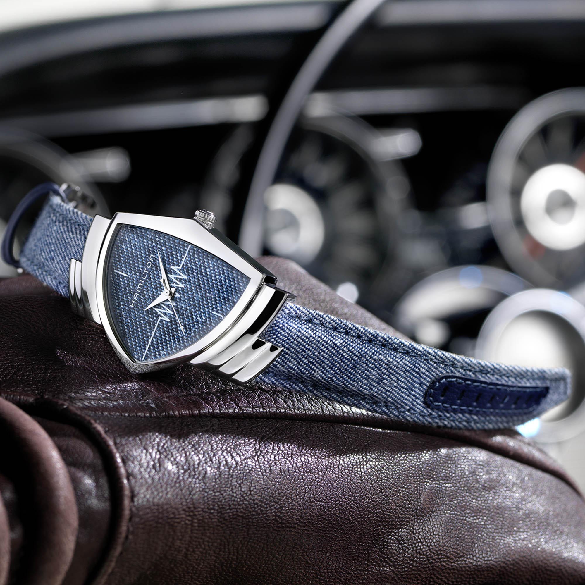 Reloj Hmailton Ventura Quartz | 24mm x 36,5mm | H24211941 - Imagen 2