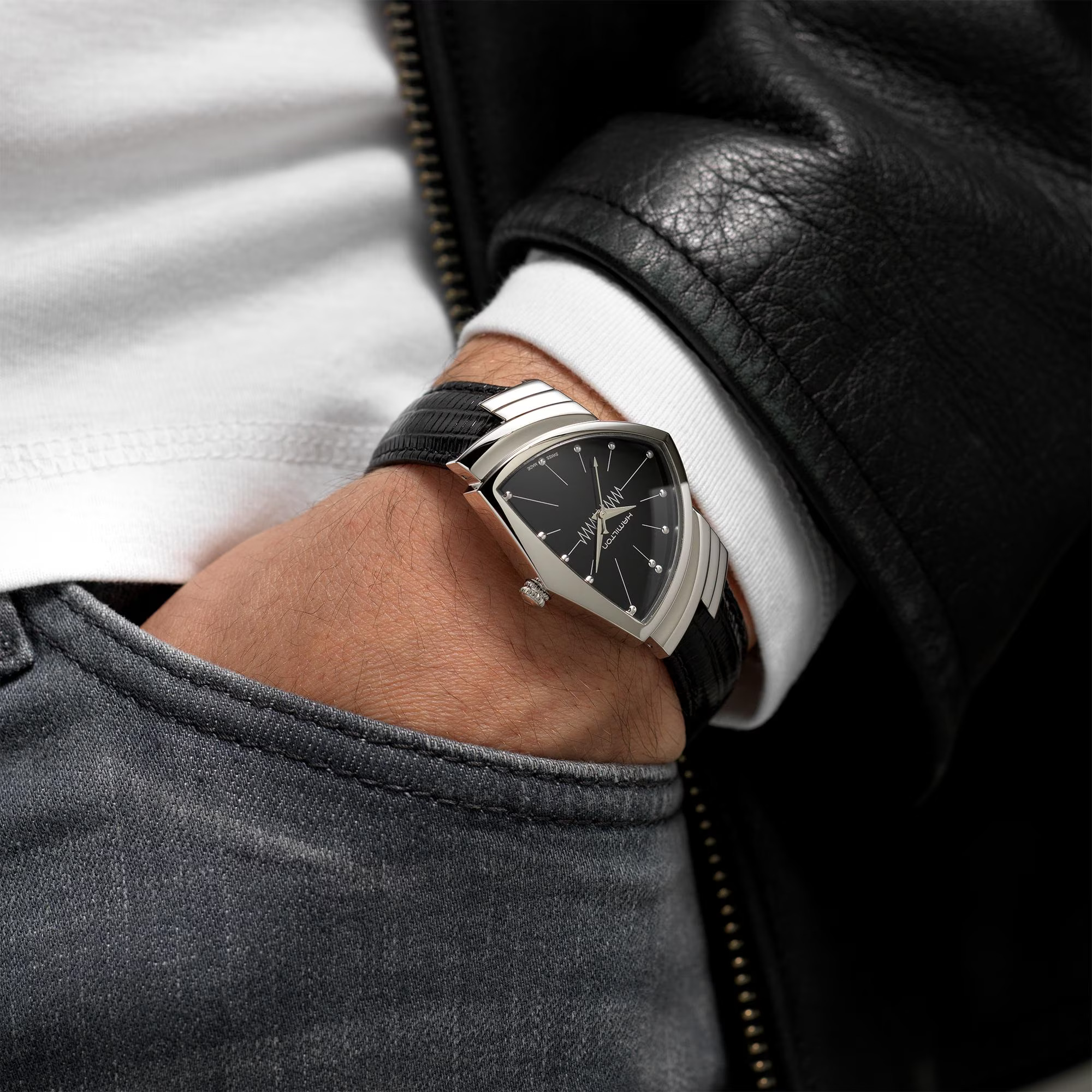 Reloj Hamilton Ventura Quartz | 32,3mm x 50,3mm | H24411732 - Imagen 2