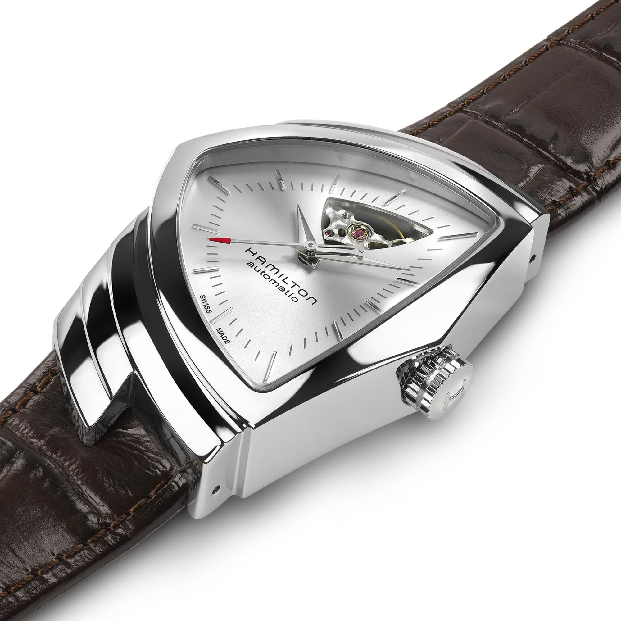 Reloj Hamilton Ventura Open Heart Auto Ref. H24515552 - Imagen 3