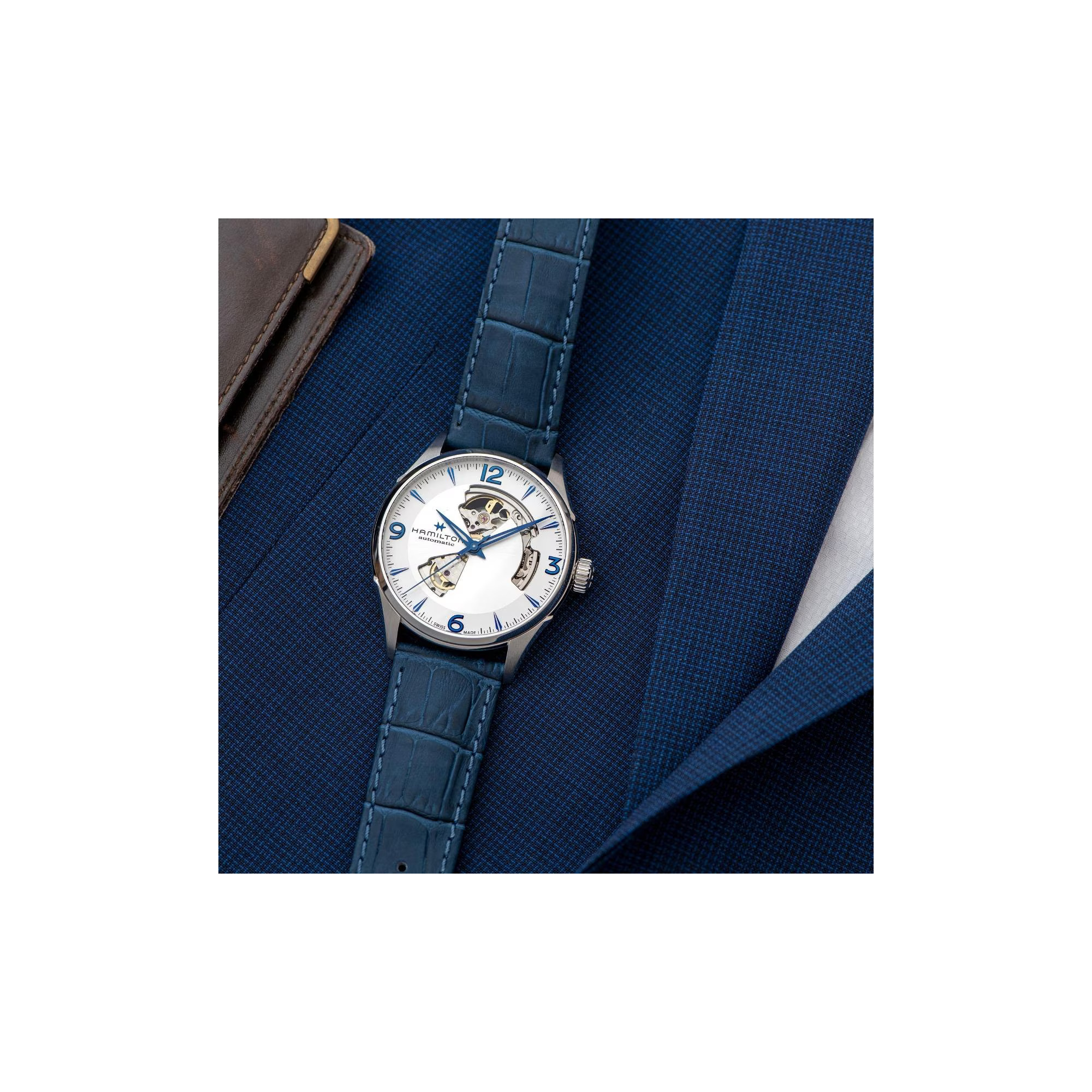 Reloj Hamilton Señor Señora Jazzmaster Open Heart Automático | 42mm | H32705651 - Imagen 5