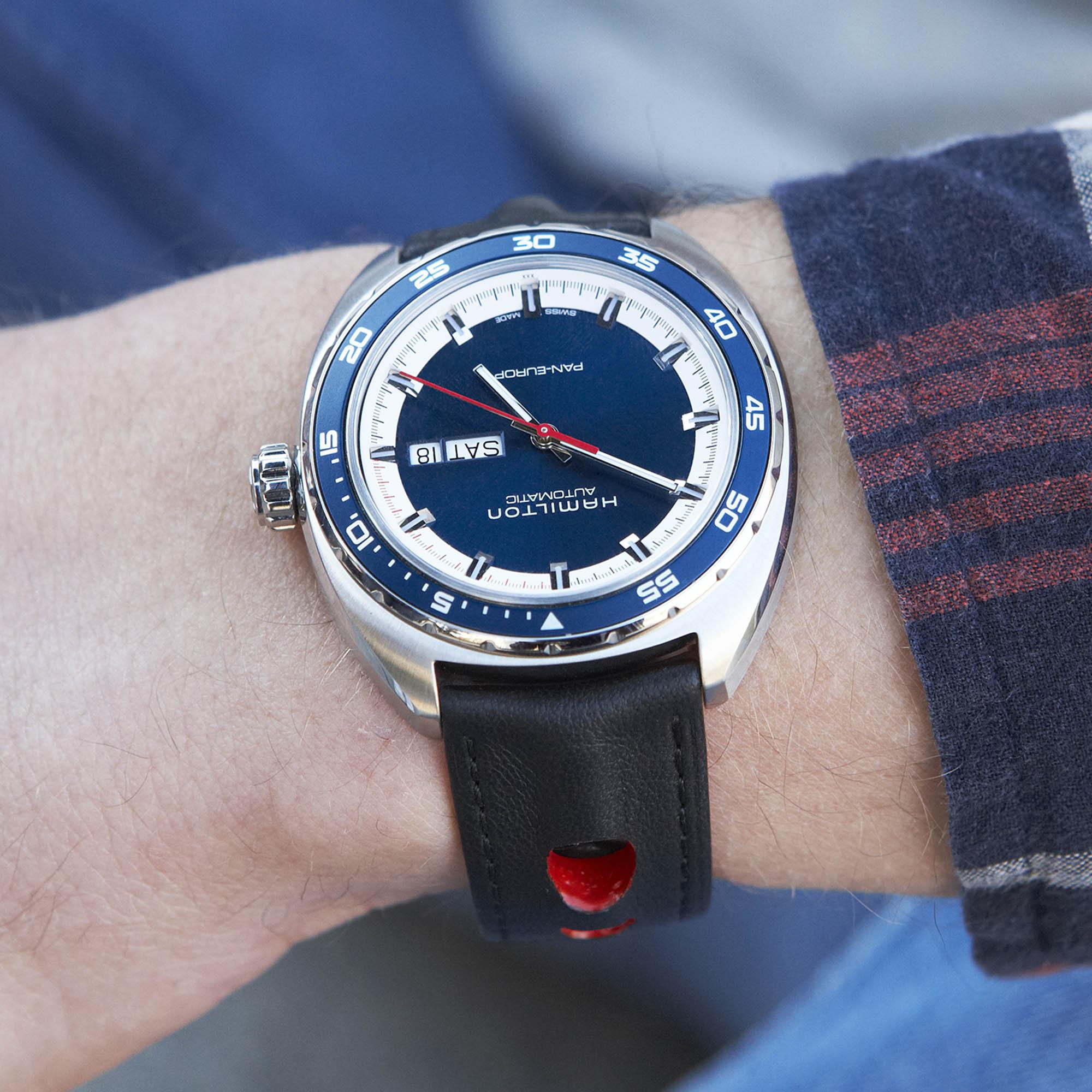 Reloj Hamilton Señor American Classic Pan Europ Day Date Auto Automático | 42mm | H35405741 - Imagen 10