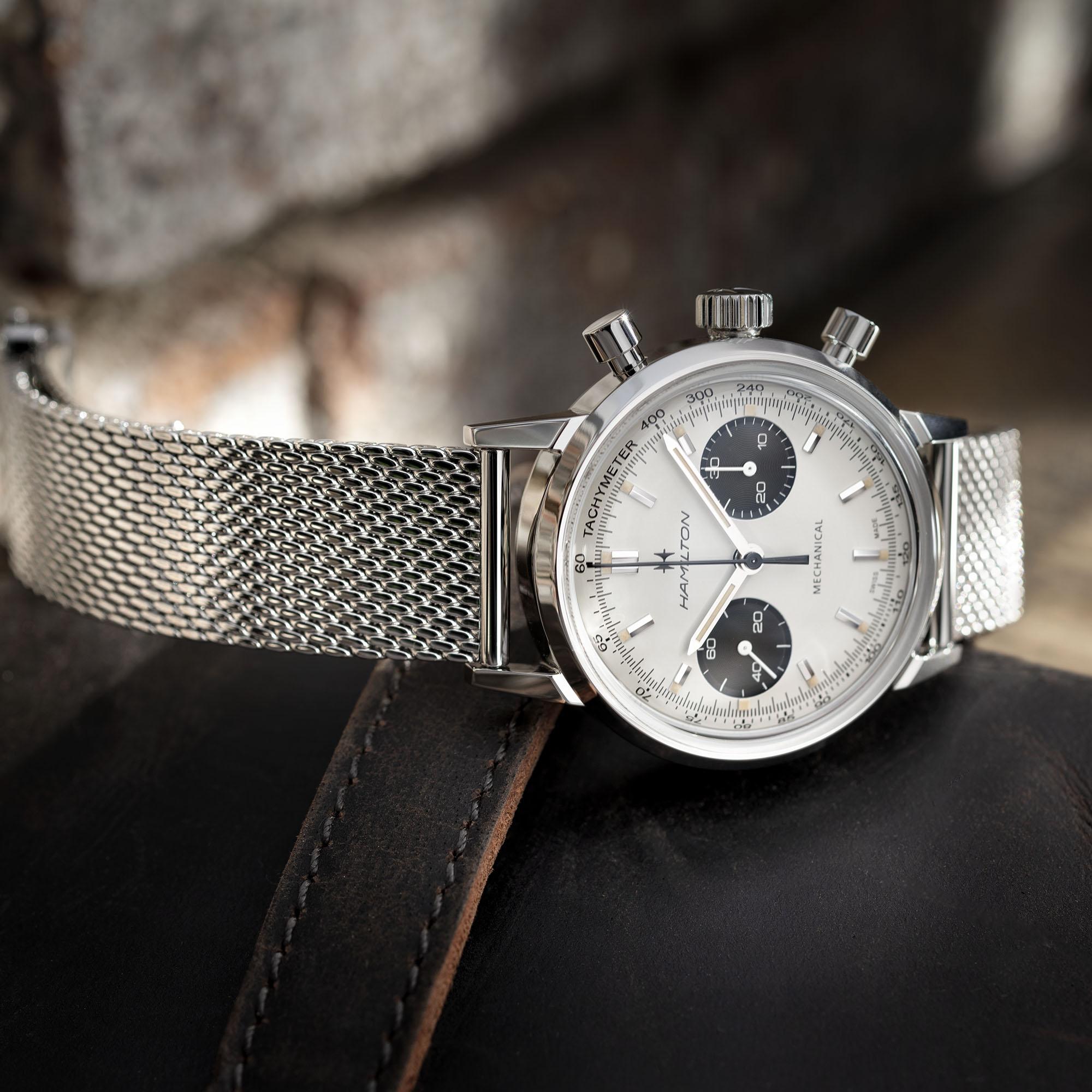 Reloj Hamilton Sr Hombre American Classic Intra-Matic Chronograph H Mecánico | 40mm | H38429110 - Imagen 4
