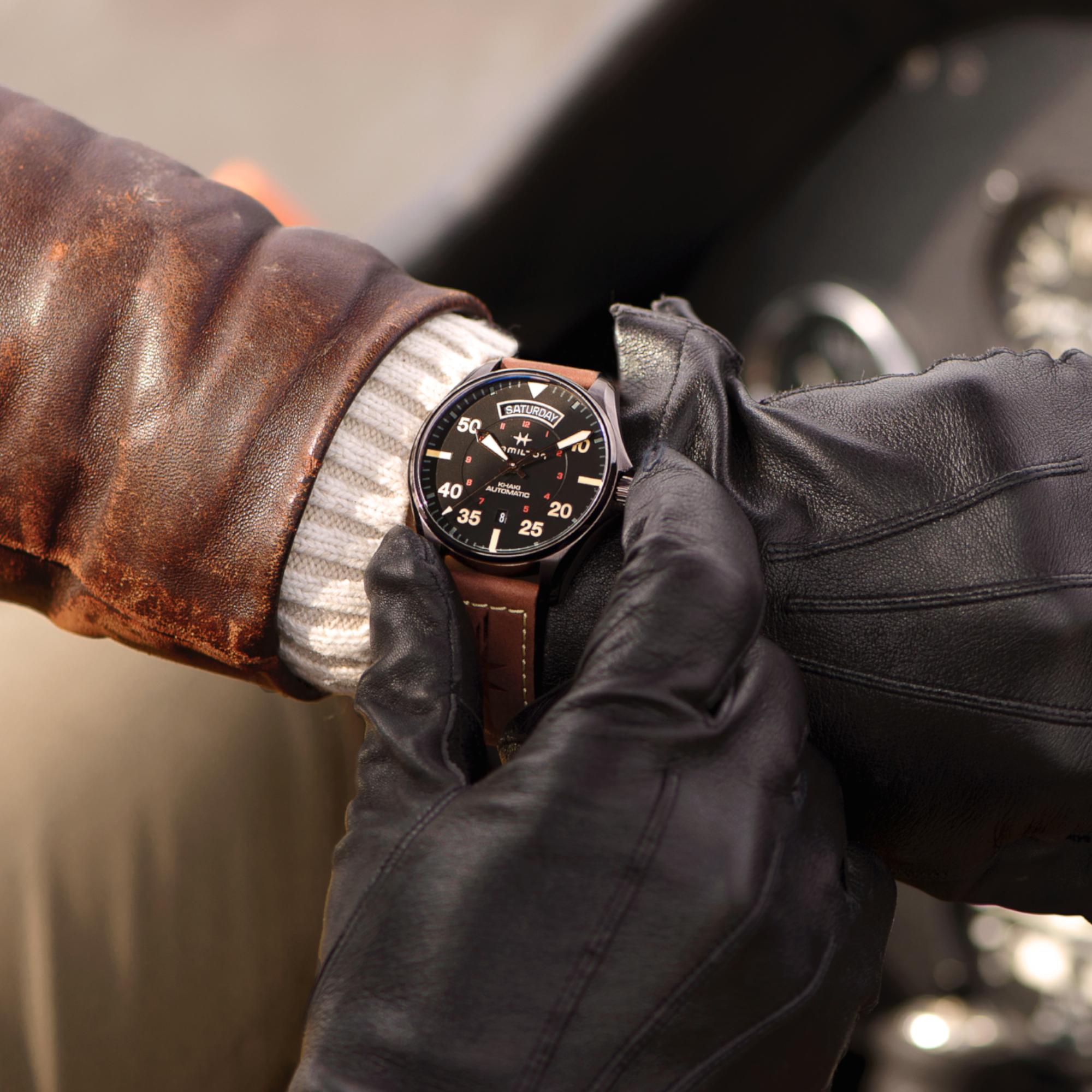 Reloj Hamilton Hombre Khaki Aviation Day Date Auto Automático | 42mm | H64605531 - Imagen 5