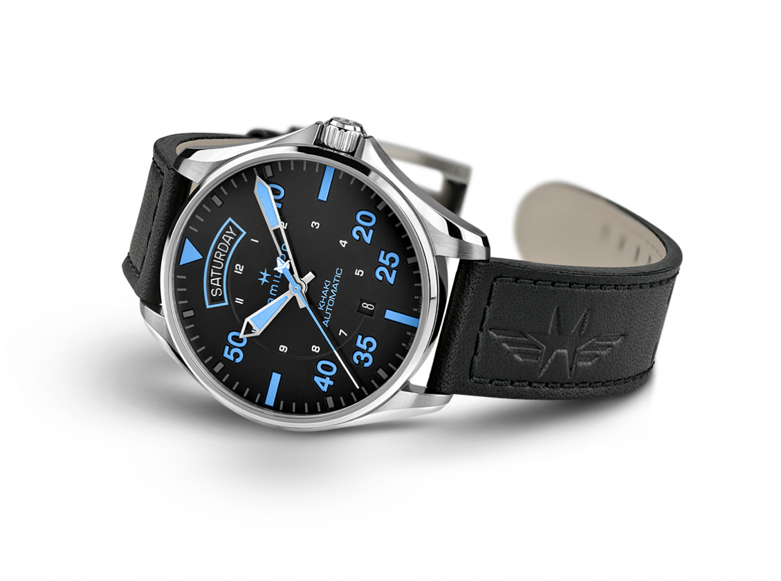 Hamilton Khaki Aviation Khaki Pilot Day-Date - Air Zermatt Auto Reloj Automático Ref H64625731 - Imagen 3