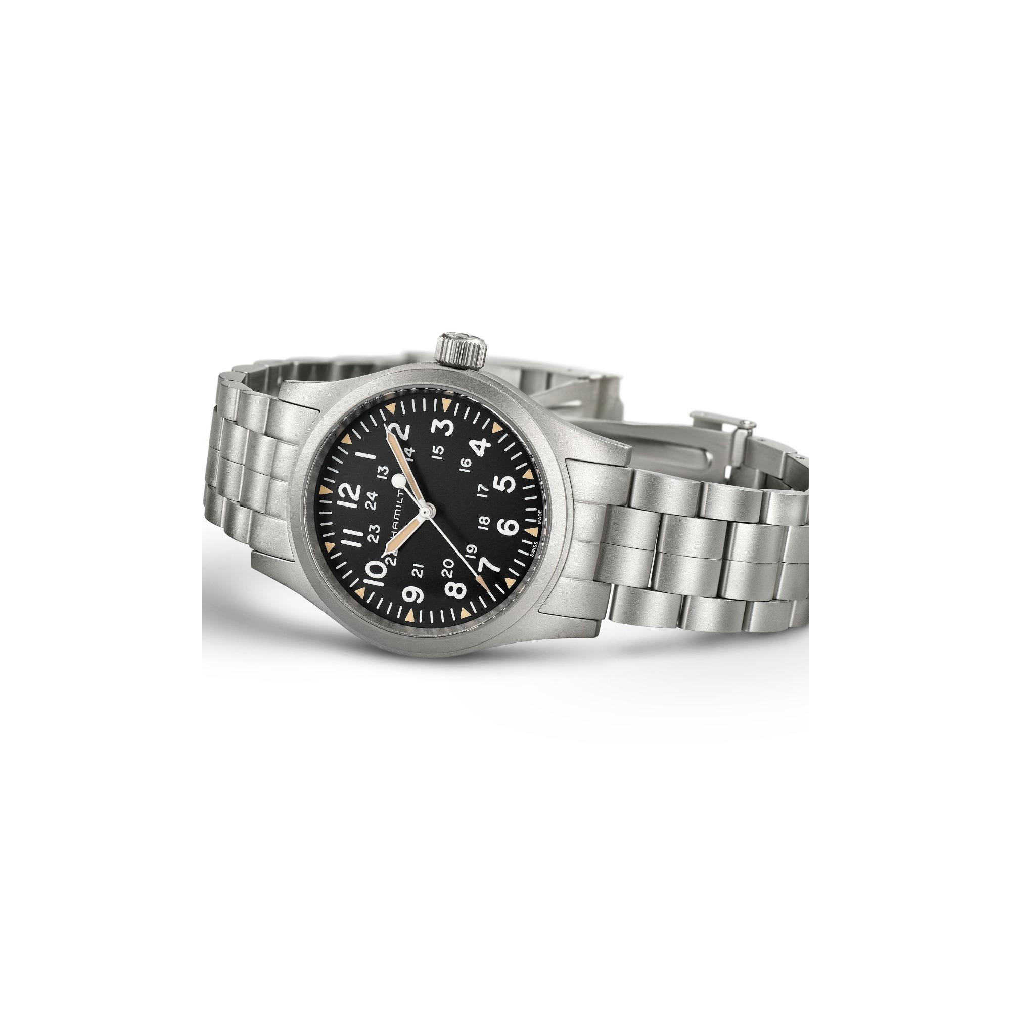 Reloj Hamilton Unisex Khaki Field Mechanical 38mm Mecánico | 38mm | H69439131 - Imagen 3