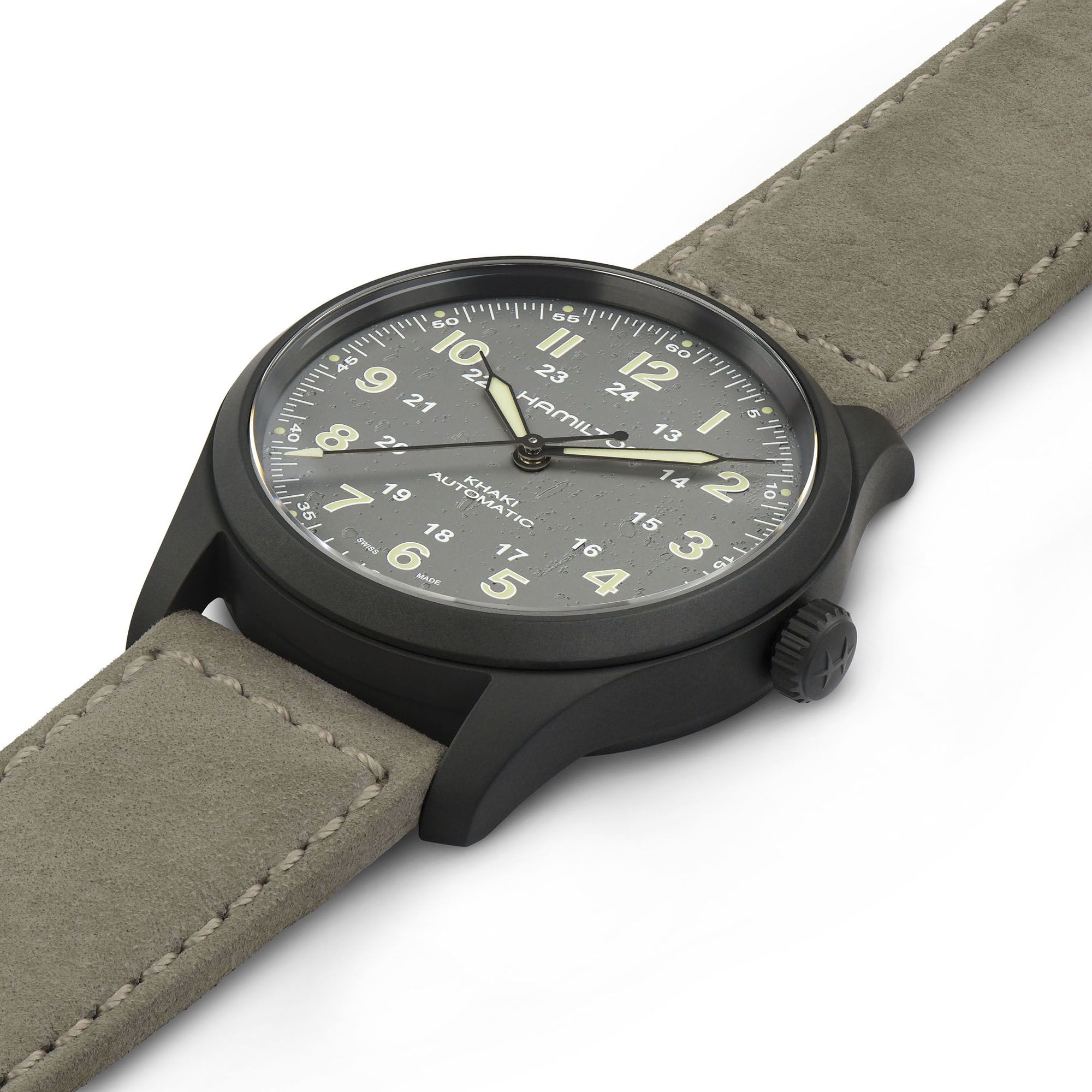 Reloj Hamilton Khaki Field Titanium Auto Ref. H70215880 - Imagen 4