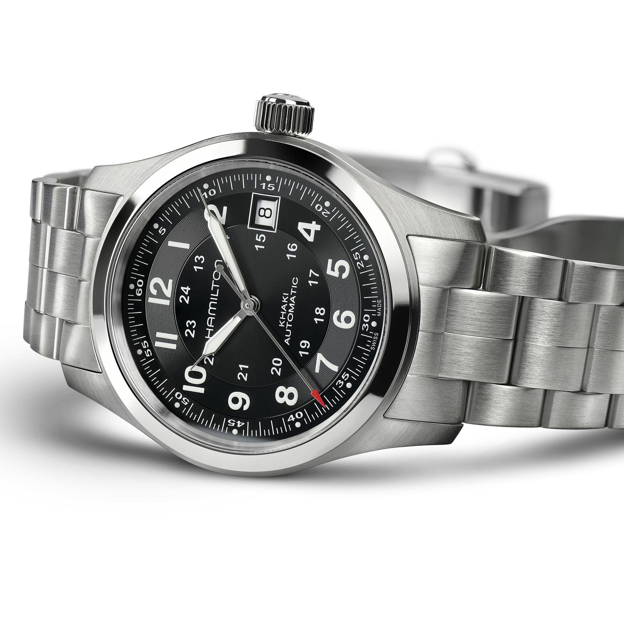 Hamilton Khaki Field Auto Reloj Automático Señor Ref H70455133 - Imagen 3