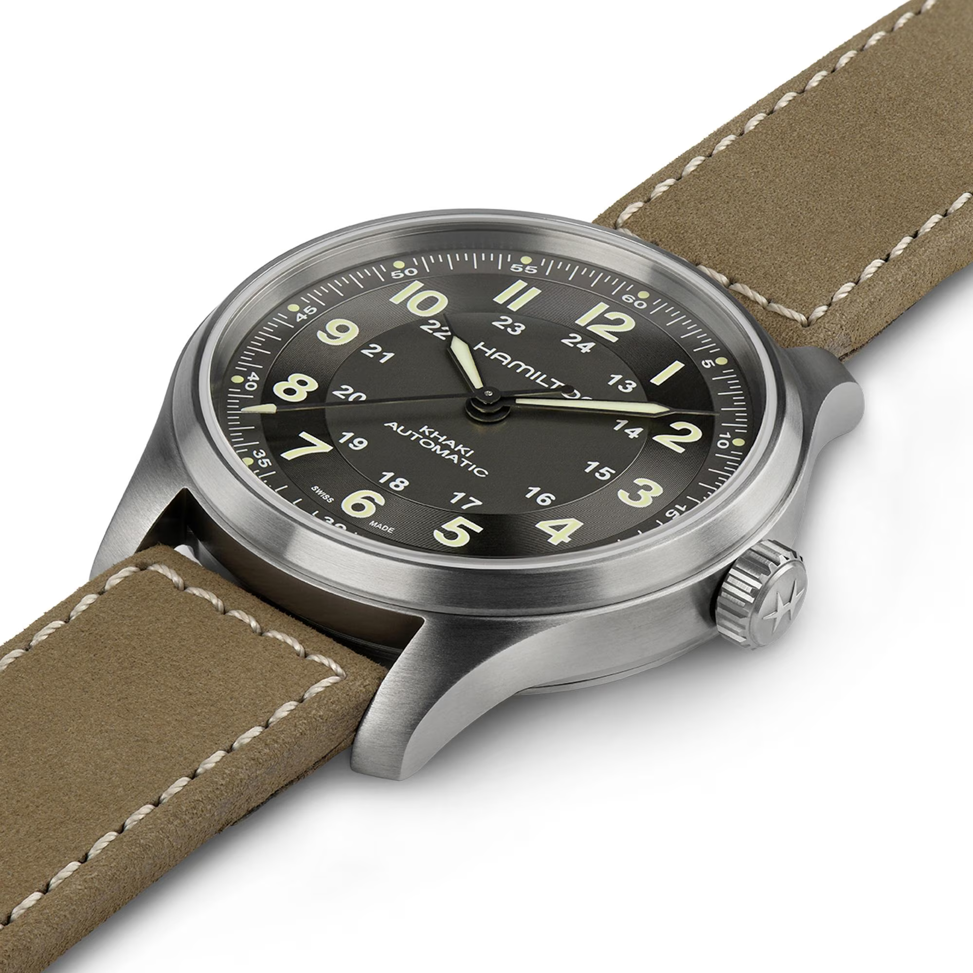 Reloj Hamilton Khaki Field Titanium Auto Ref. H70545550 - Imagen 3