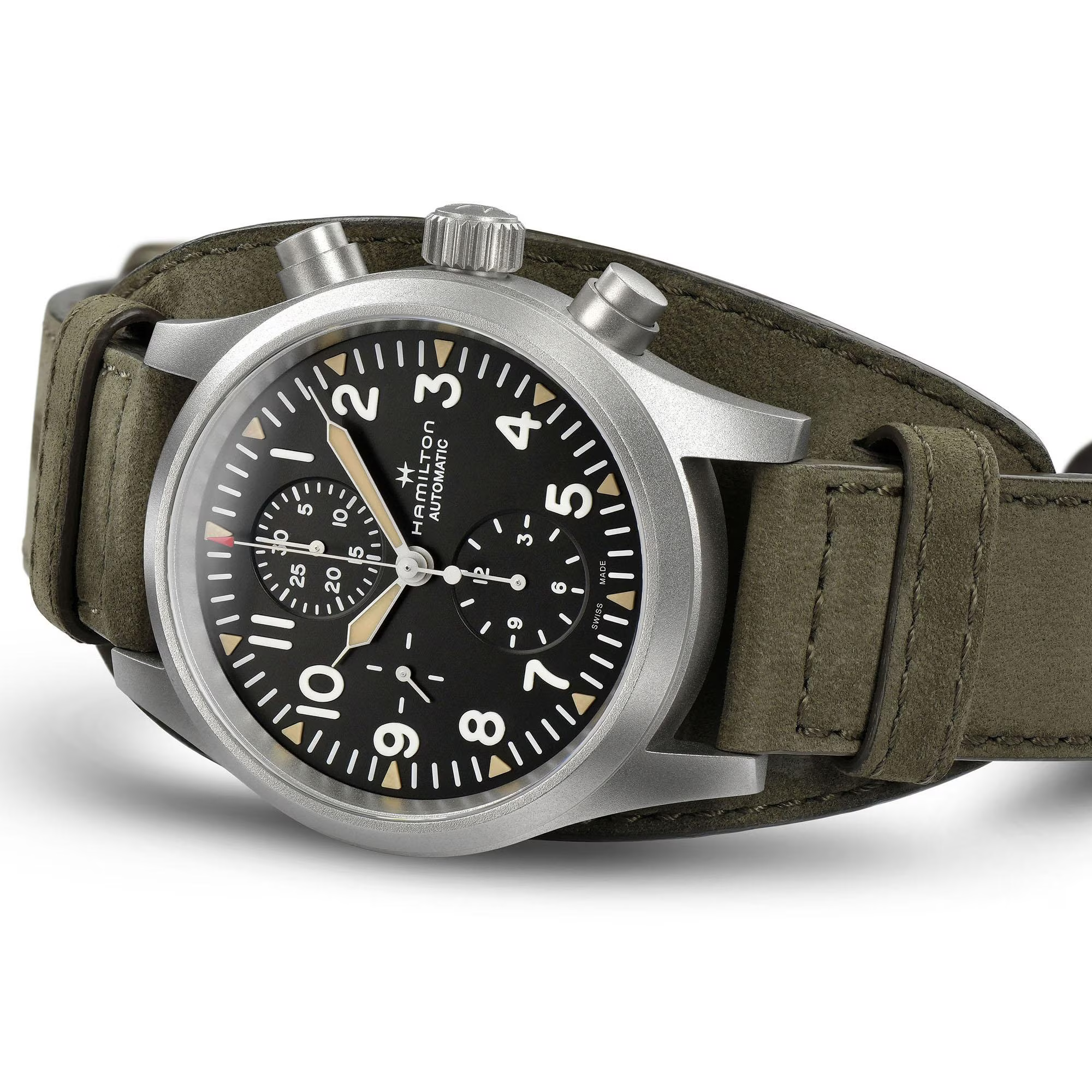 Reloj Hamilton Khaki Field Auto Chrono Ref. H71706830 - Imagen 4