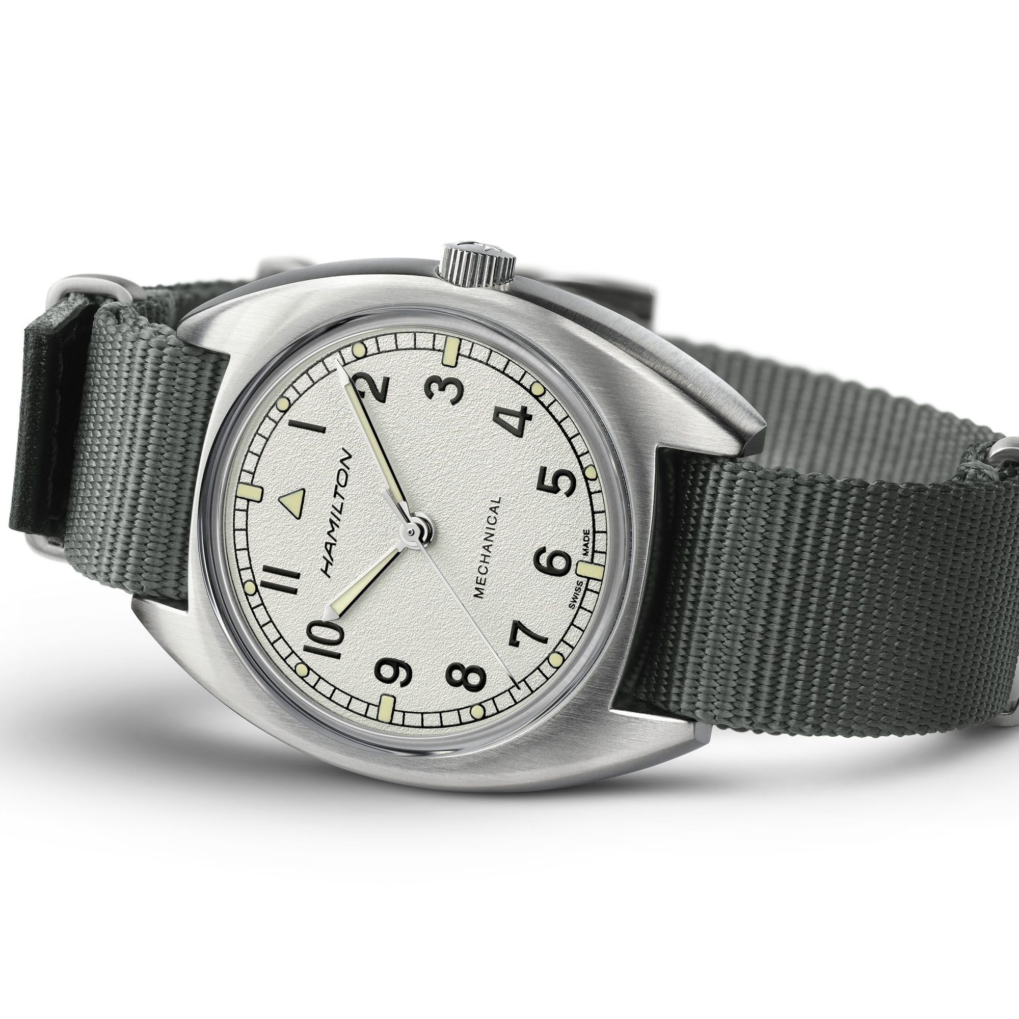 Reloj Hamilton Khaki Aviation Pilot Pioneer Mechanical Mecánico | 36mm x 33mm | H76419951 - Imagen 3