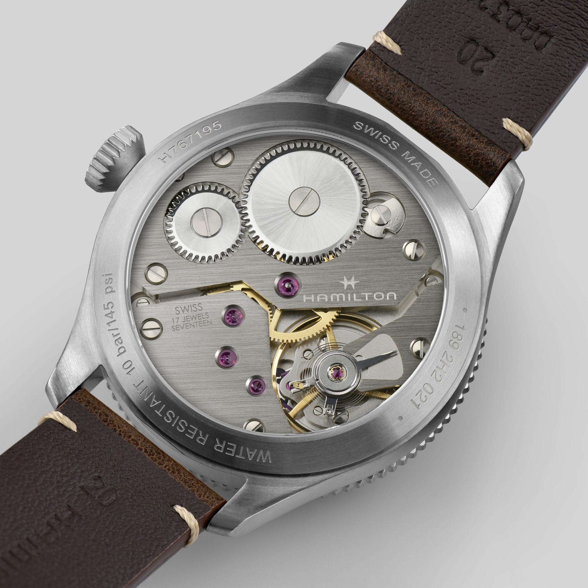 Reloj Hamilton Sr. Hombre Khaki Aviation Pilot Pioneer Mecánico | 43mm | H76719530 - Imagen 6