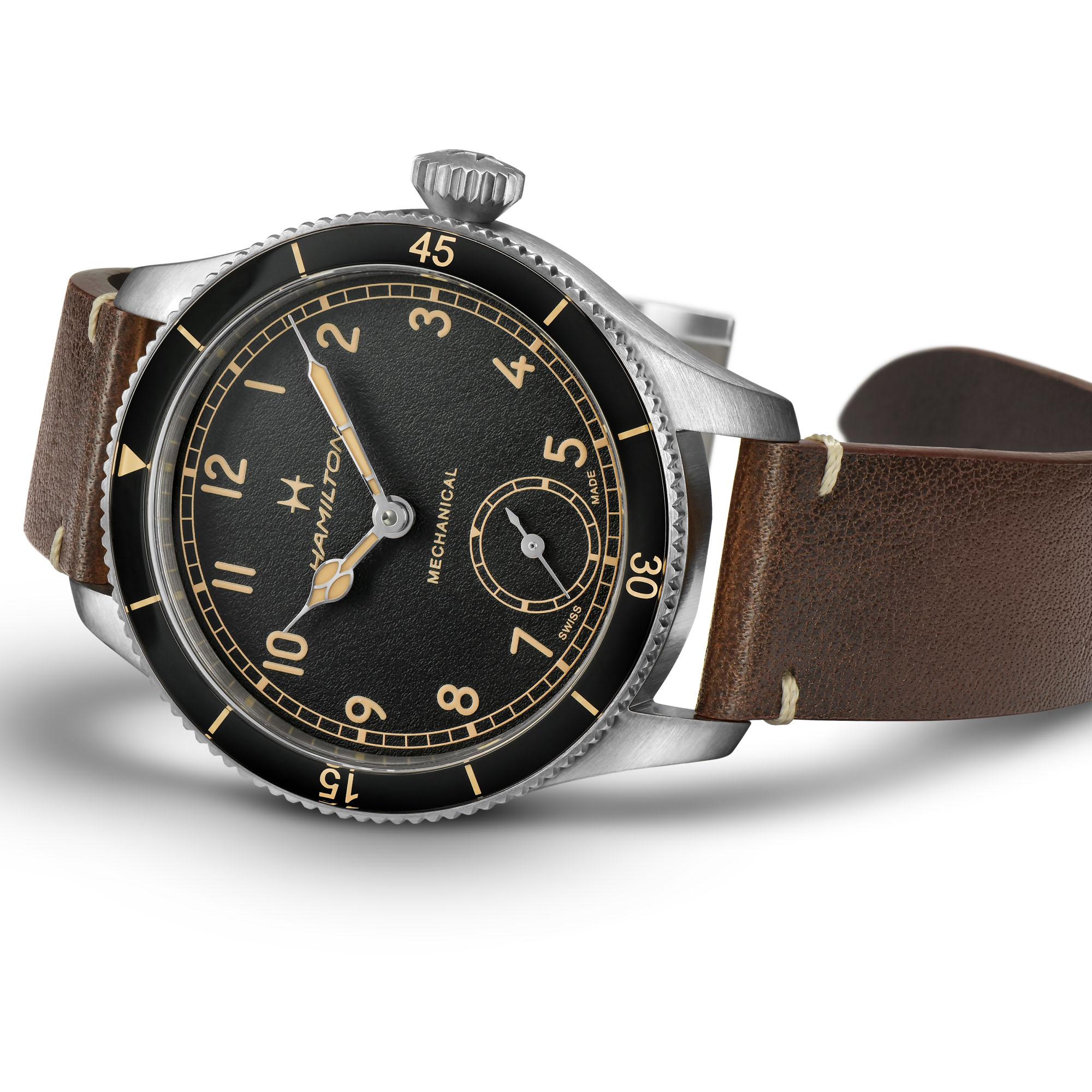 Reloj Hamilton Sr. Hombre Khaki Aviation Pilot Pioneer Mecánico | 43mm | H76719530 - Imagen 3