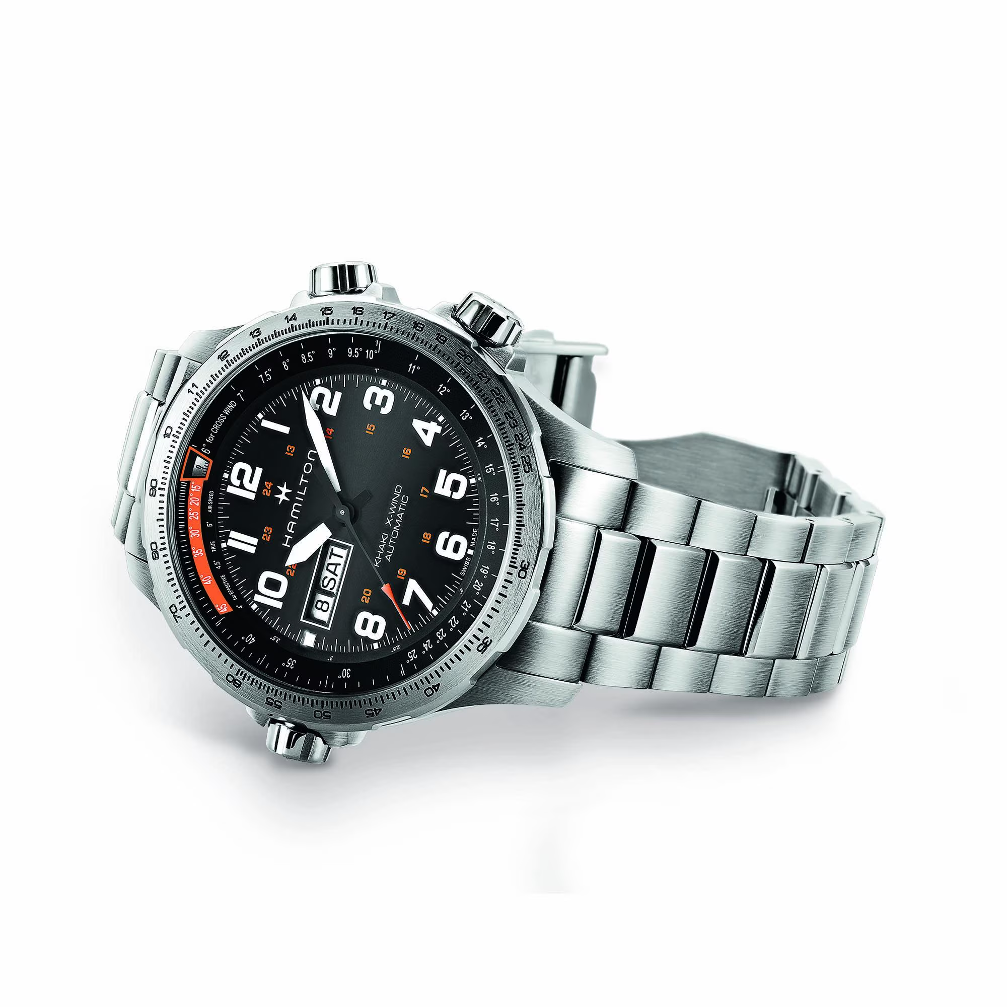 Reloj Hamilton Khaki Aviation X-wind Day Date Auto Ref. H77755133 - Imagen 4