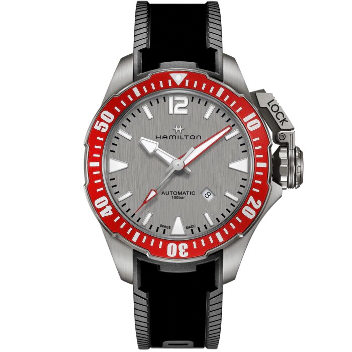 Reloj Hamilton Señor Khaki Navy Frogman Titanium Auto Automático H77805380 - Imagen 13