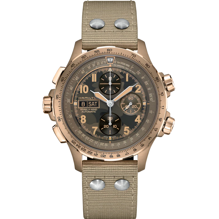Reloj Hamilton Señor Khaki Aviation Khaki X-Wind Auto Chrono 45mm Automático | 45mm | H77916920