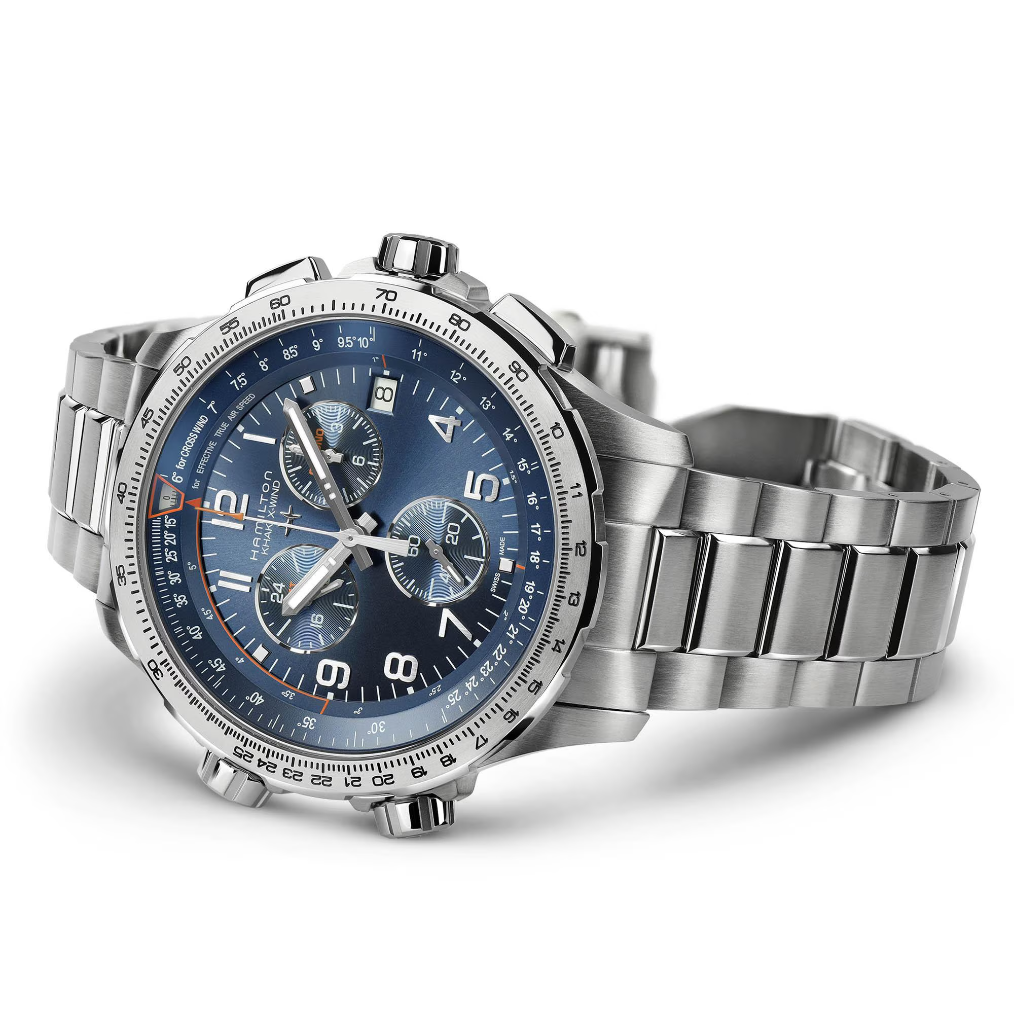 Reloj Hamilton Khaki Aviatio X-wind GMT Chrono Quartz Ref. H77922141 - Imagen 3
