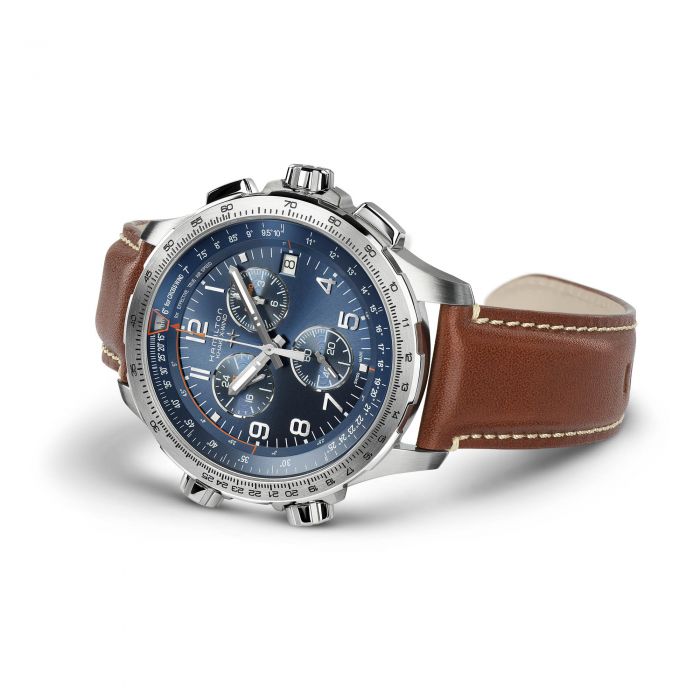 Reloj Hamilto Señor Khaki Aviation X-Wind Gmt Chrono Quartz Cuarzo | 46mm | H77922541 - Imagen 4