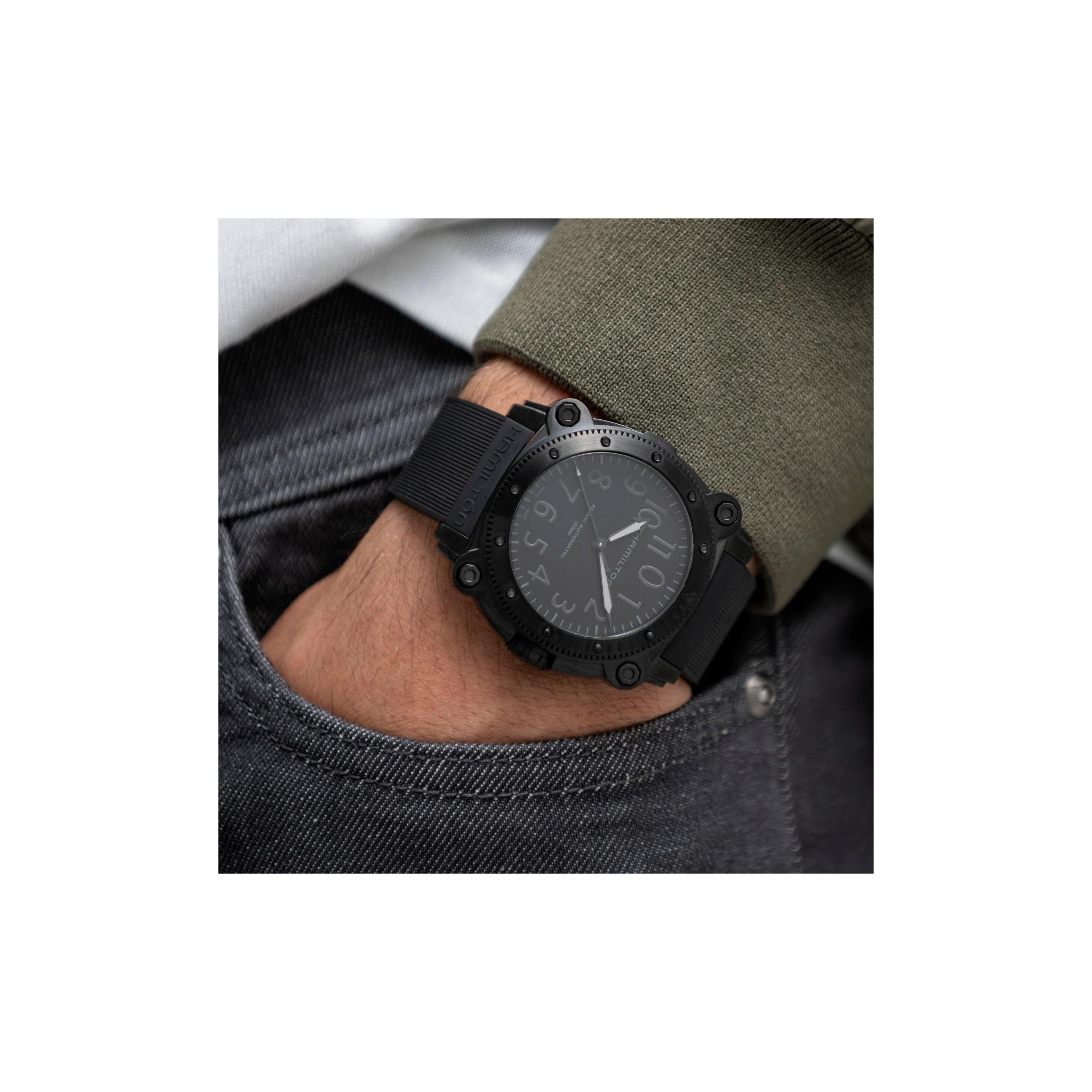 Reloj Hamilton Khaki Navy Belowzero Auto Titanium Ref. H78505330 - Imagen 6