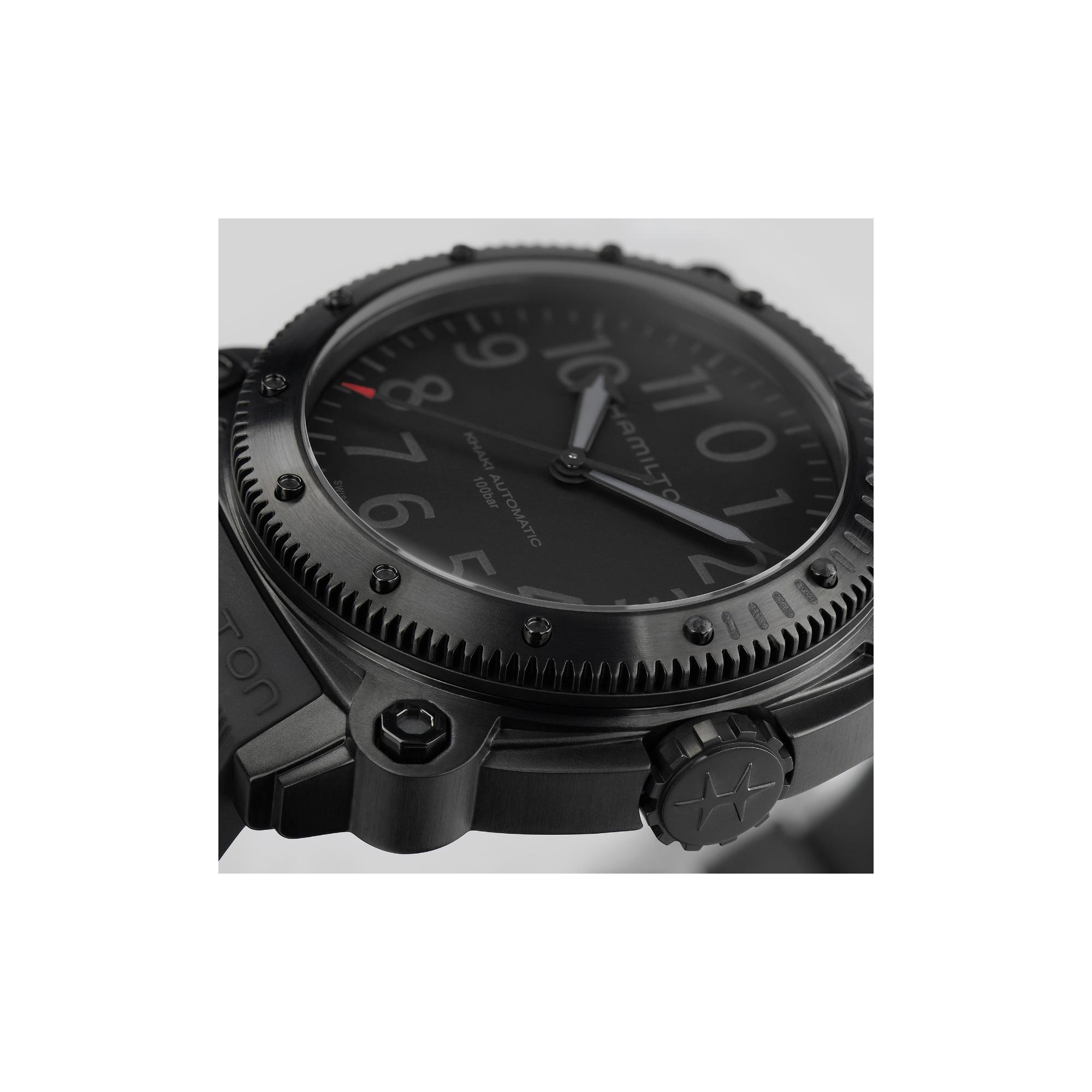 Reloj Hamilton Señor Khaki Navy Frogman Titanium Auto Automático H77805380 - Imagen 11