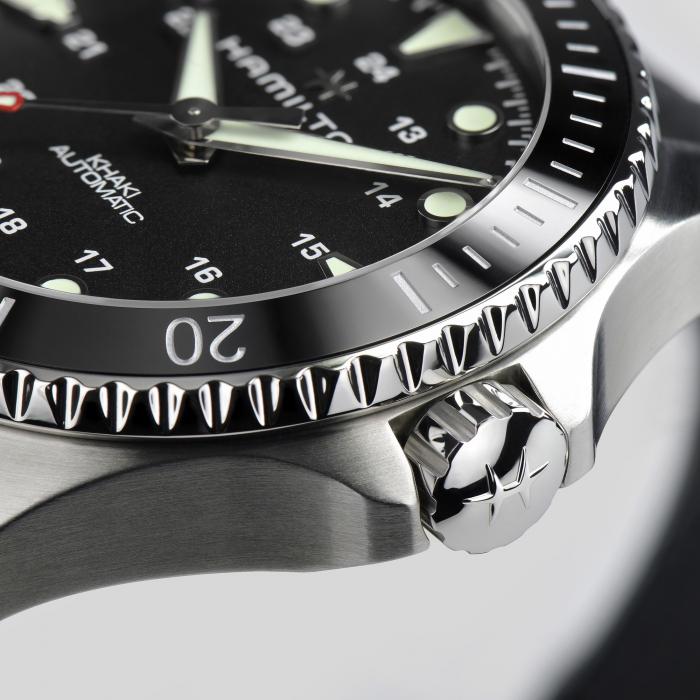 Reloj Hamilton Señor Khaki Navy Scuba Auto Automático | 43mm | H82515330 - Imagen 4