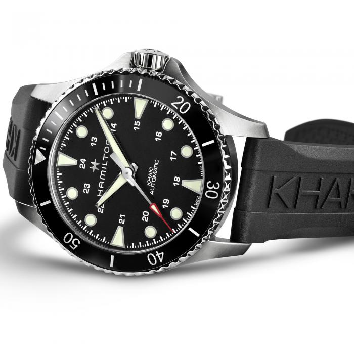 Reloj Hamilton Señor Khaki Navy Scuba Auto Automático | 43mm | H82515330 - Imagen 3
