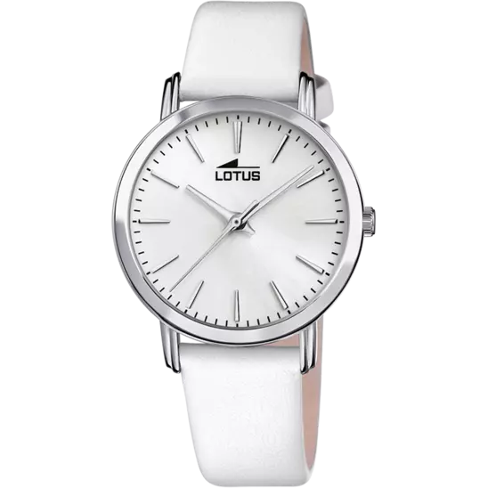Reloj Lotus Trendy 18738/1 Plata Correa De Piel, Mujer