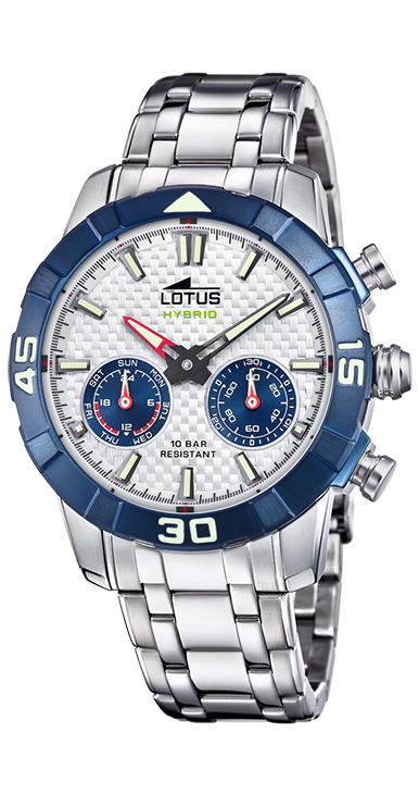 Reloj Acero Inoxidable Conectado Plata Para Hombre Lotus 18810/1