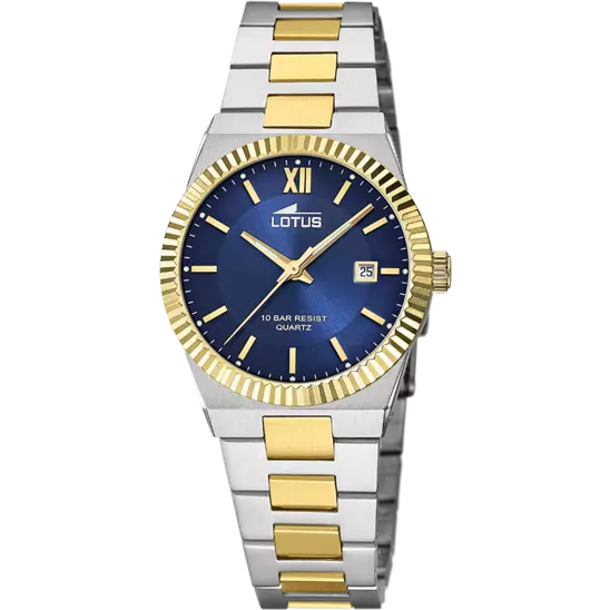 Reloj Lotus Sra Freedom 18839/3 Azul Correa De Acero Inoxidable 316L, Mujer