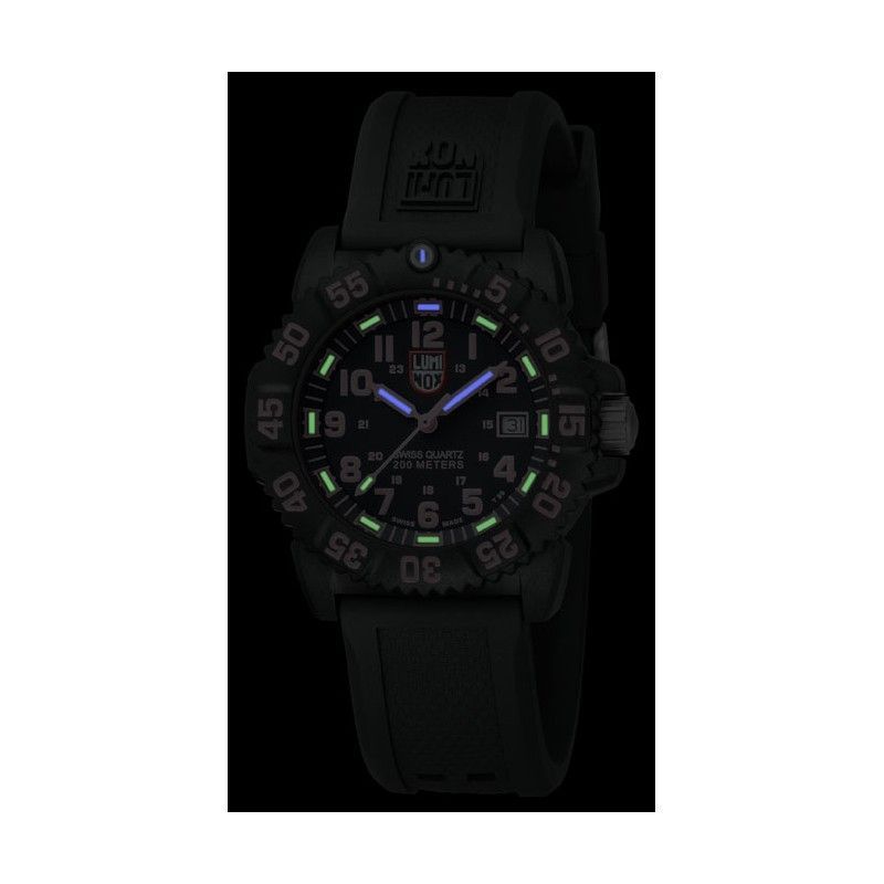 Reloj Señor Señora Luminox Sentry Black Out Ref Lx0201.Bo - Imagen 2
