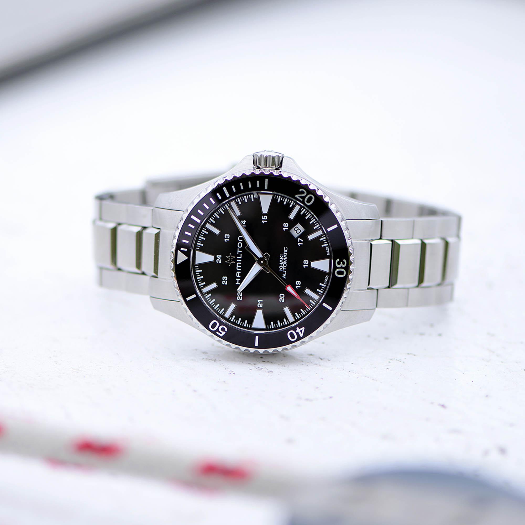 Reloj Hamilton Señor Señora Khaki Navy Scuba Auto Automático | 40mm | H82335131 - Imagen 4