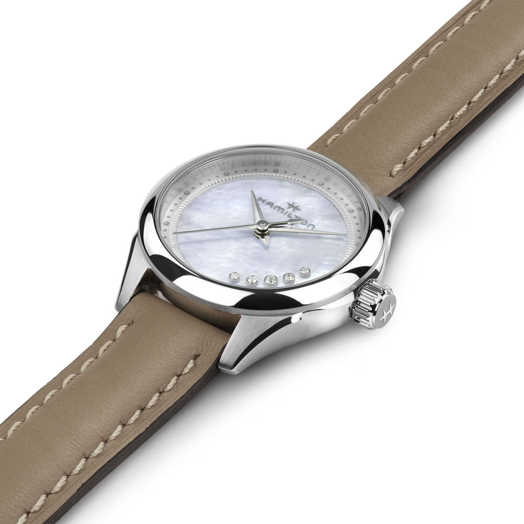 Reloj Hamilton Jazzmaster Lady Quartz Nácar Ref. H32111890 - Imagen 2