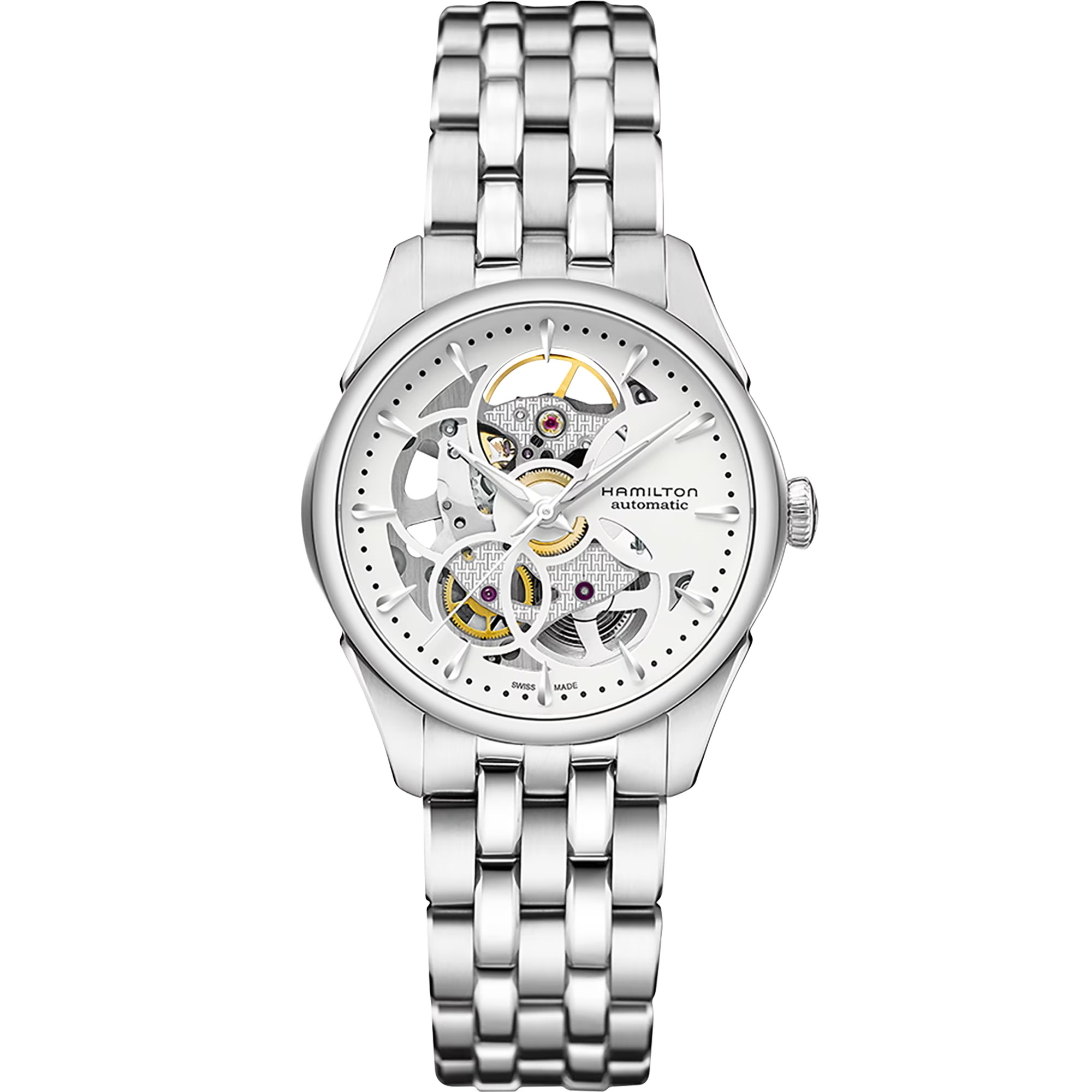 Reloj Hamilton Jazzmaster Automatic Watch Viewmatic Skeleton Lady Ref.H32405111