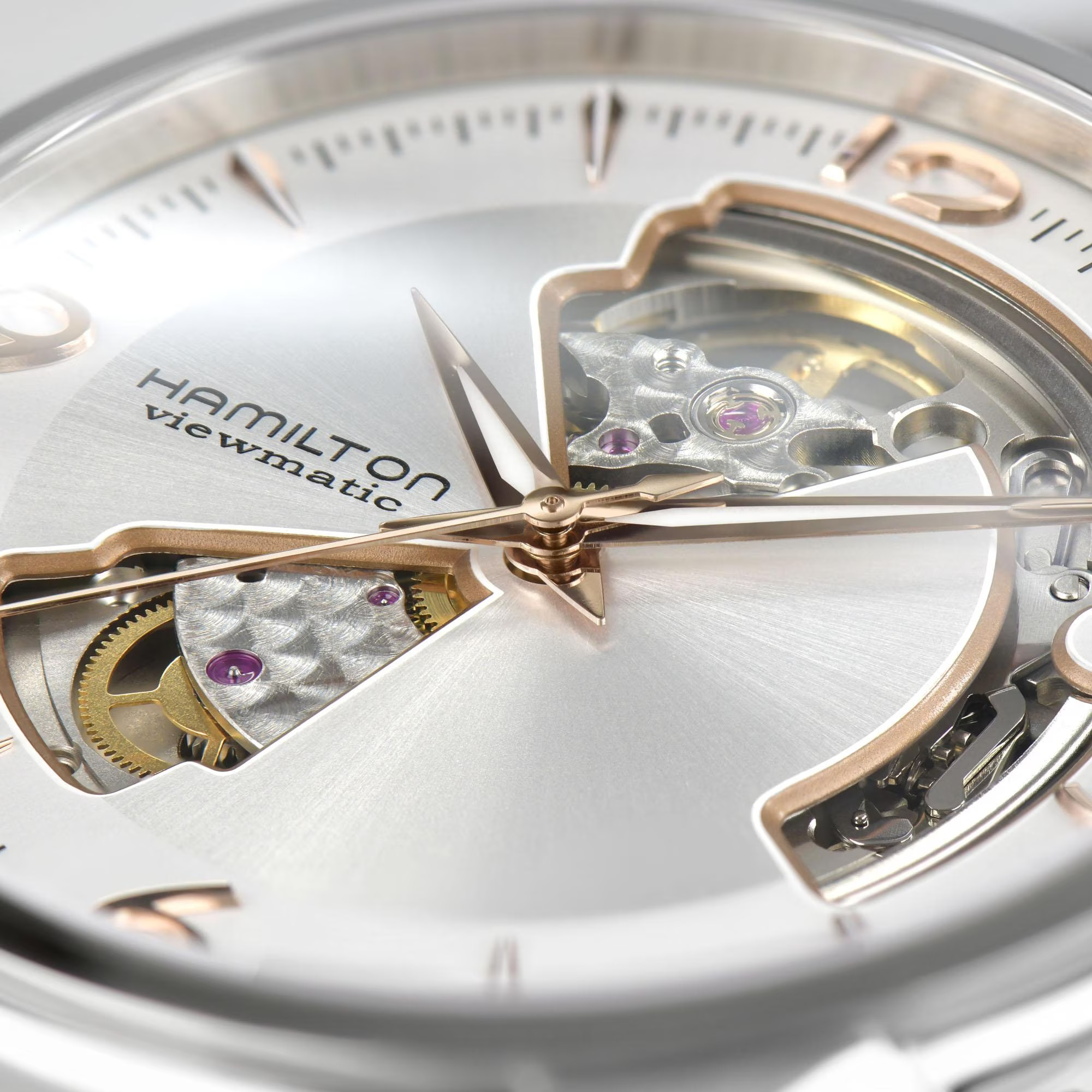 Reloj Hamilton Jazzmaster Automatic Watch Open Heart Ref. H32565555 - Imagen 5